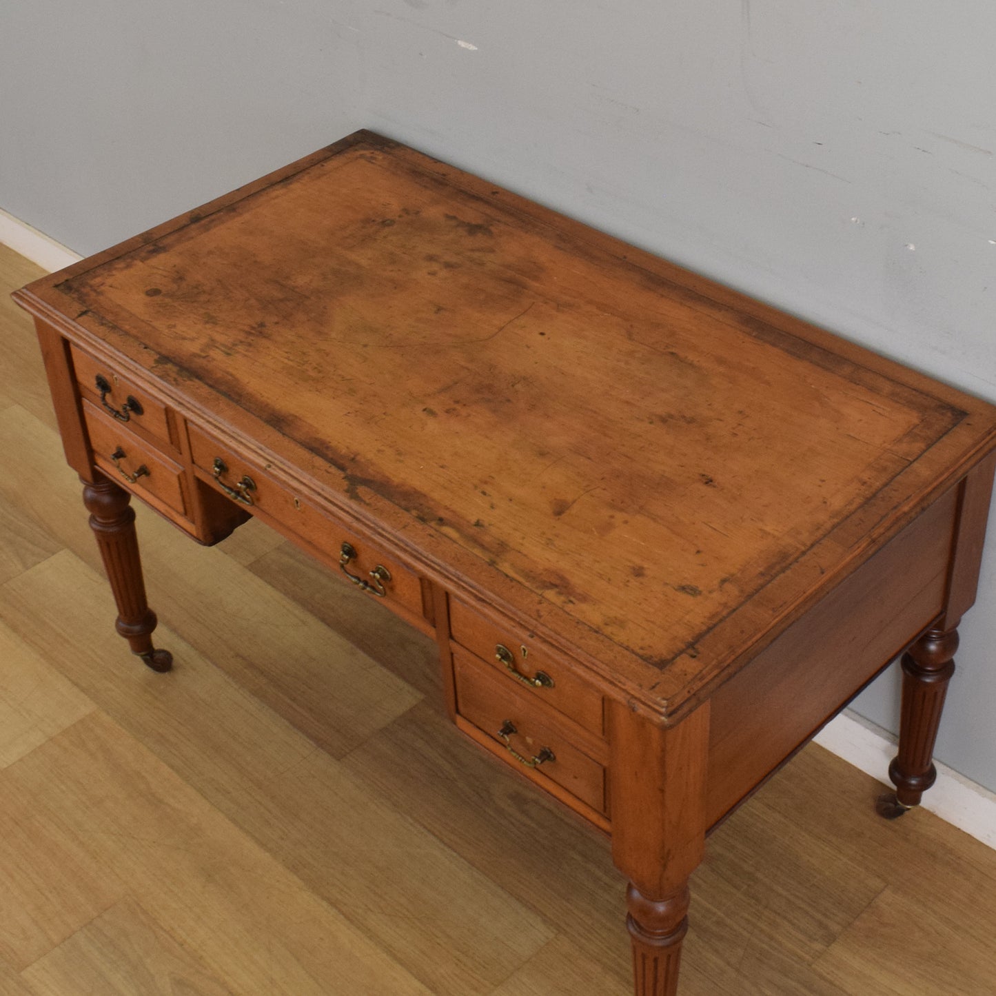 Rustic Oak Writing Desk