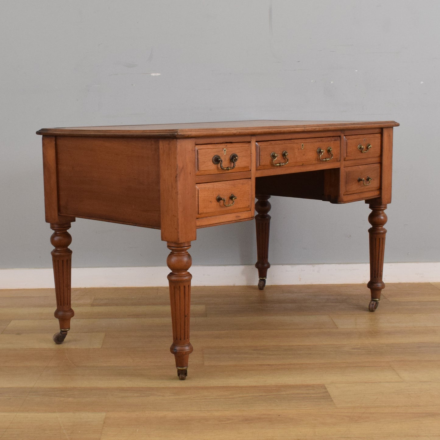 Rustic Oak Writing Desk