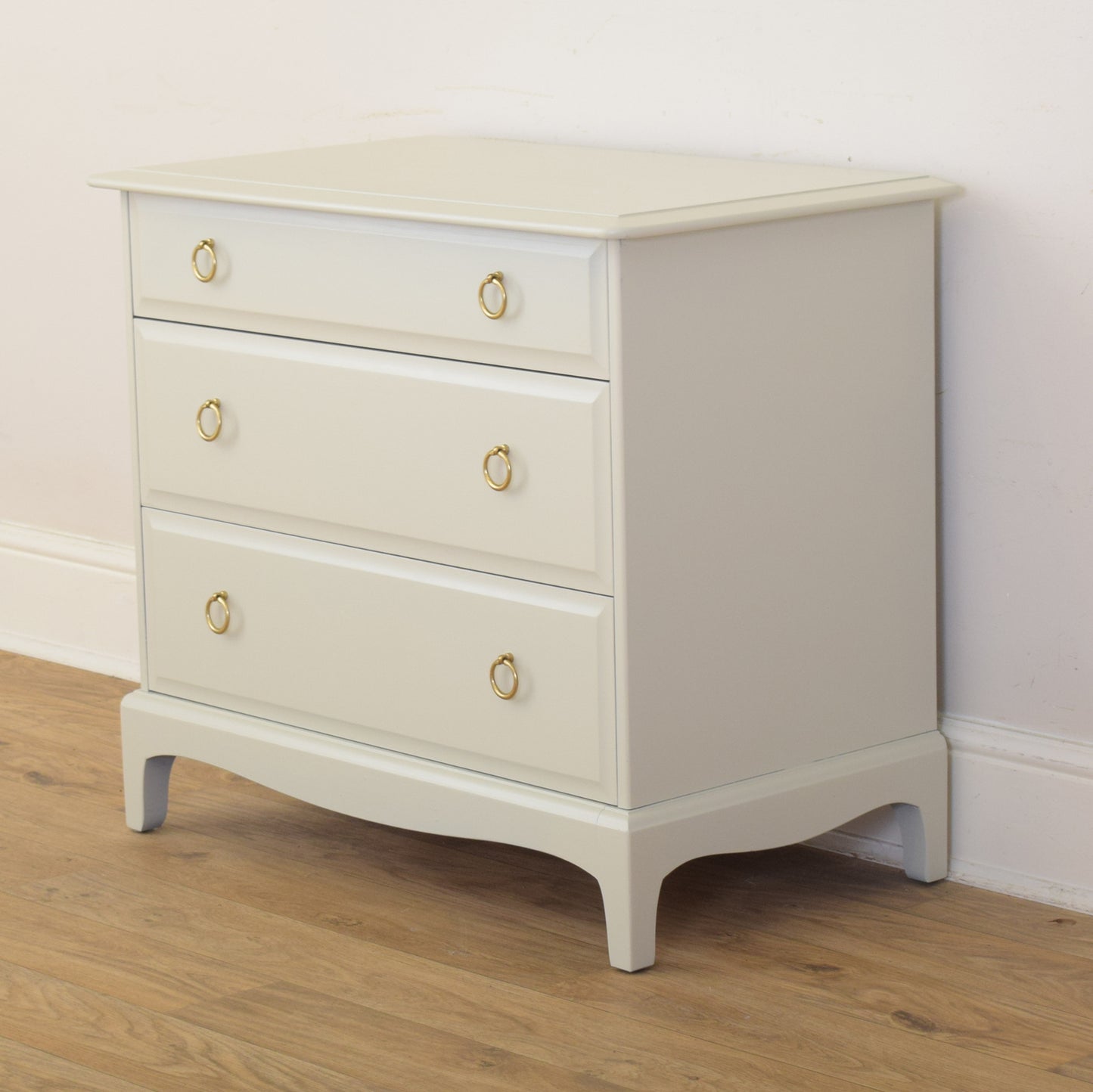 Small Painted Stag Chest Of Drawers