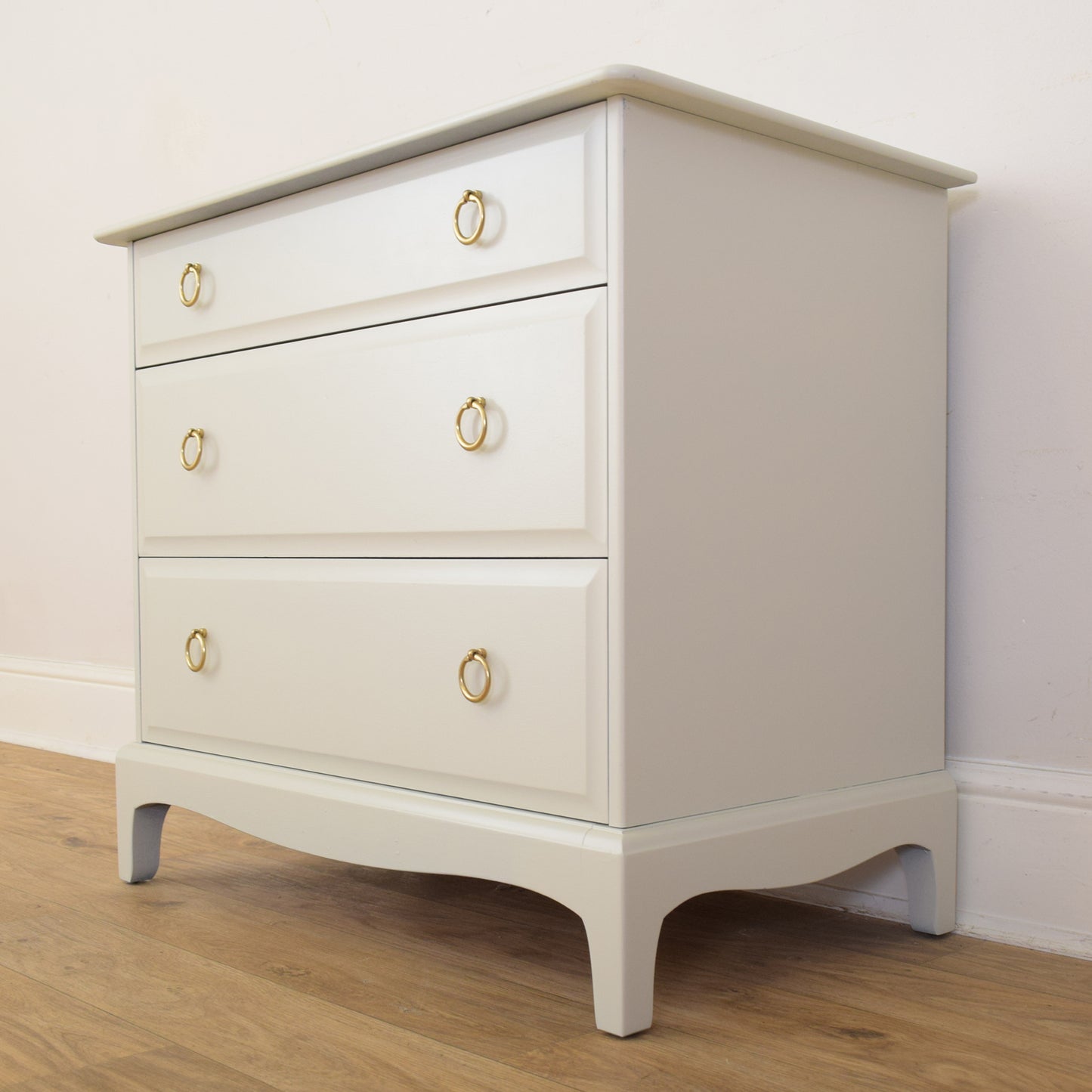 Small Painted Stag Chest Of Drawers