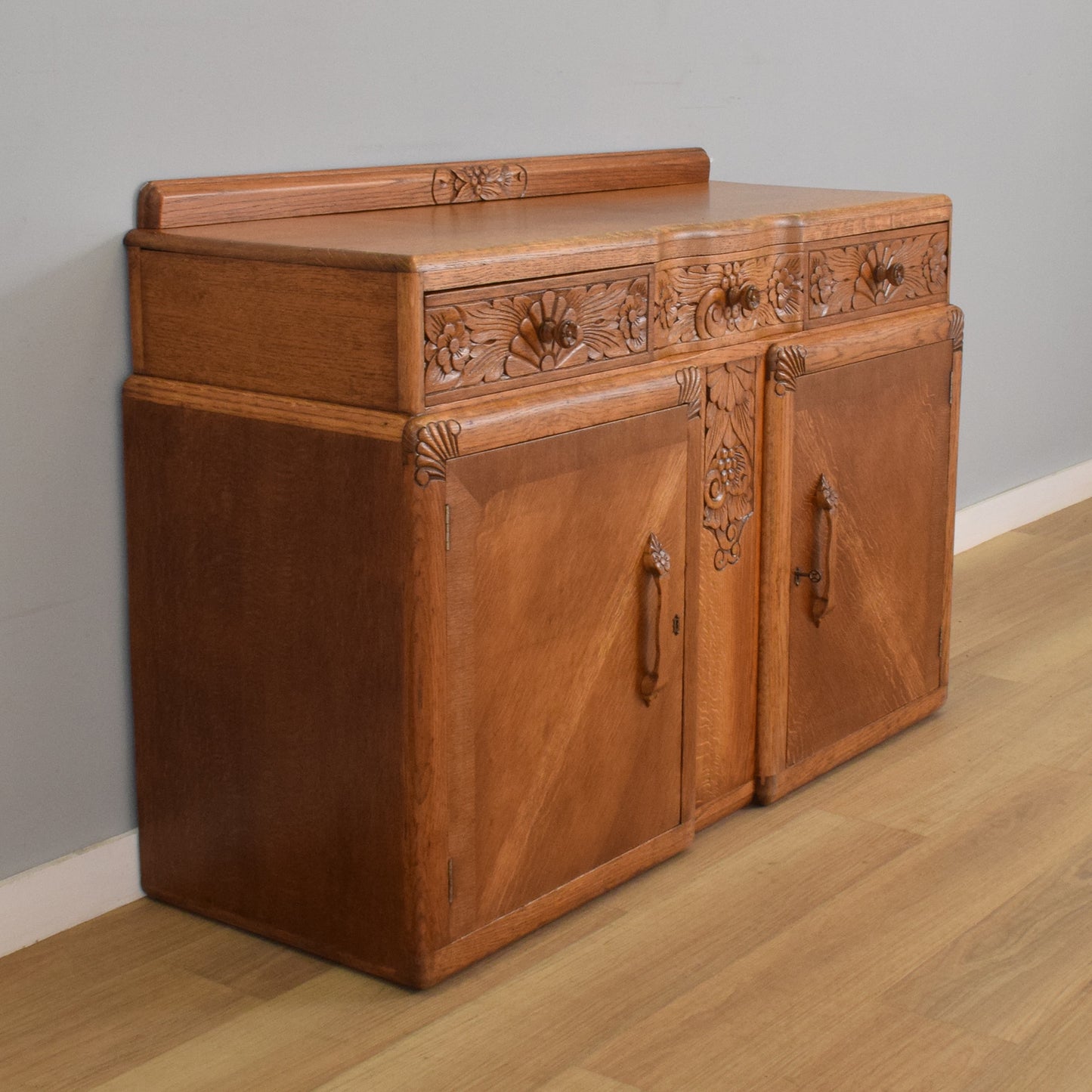 Art-Deco Style Oak Sideboard