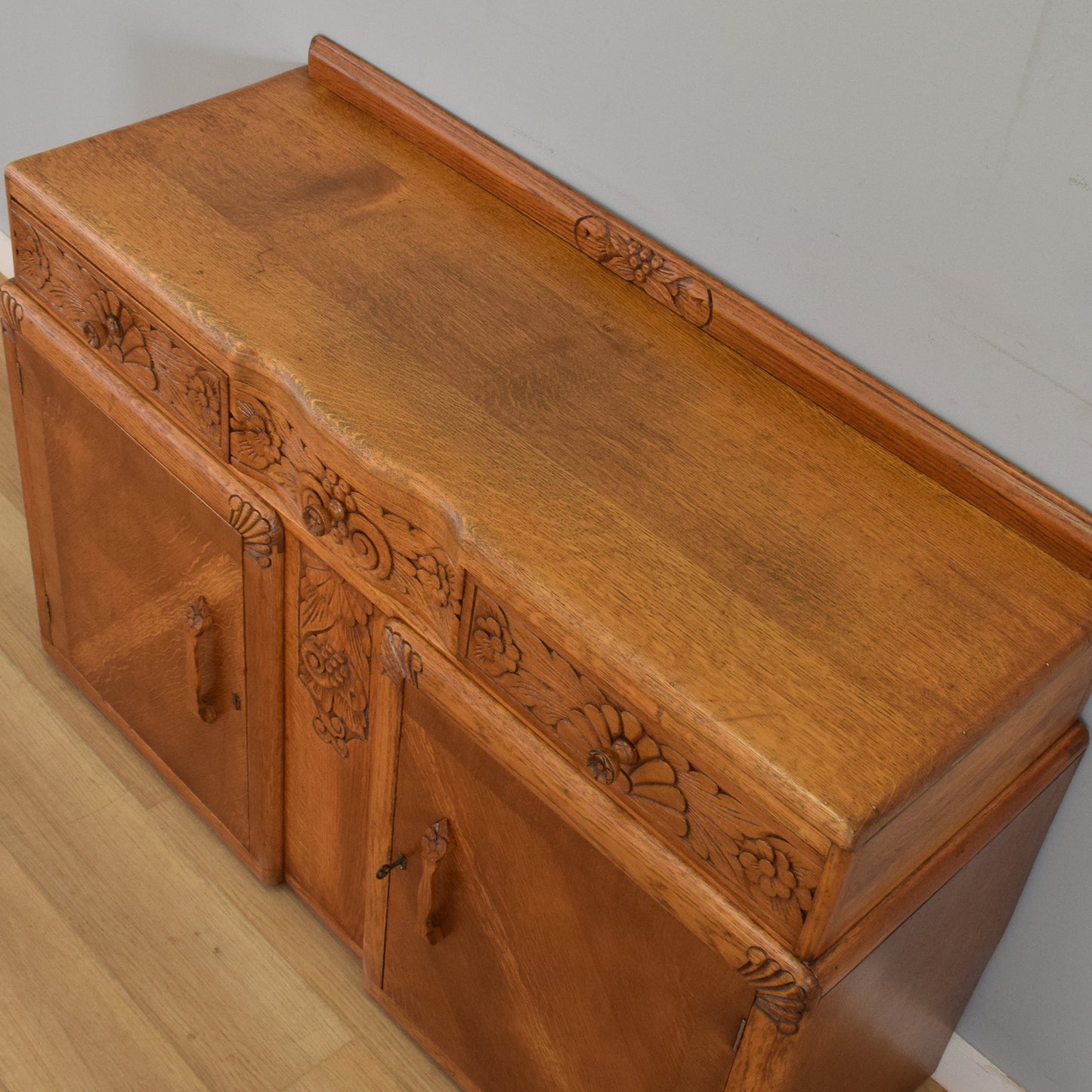 Art-Deco Style Oak Sideboard