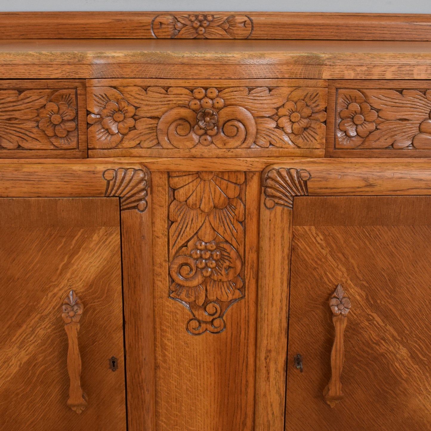 Art-Deco Style Oak Sideboard