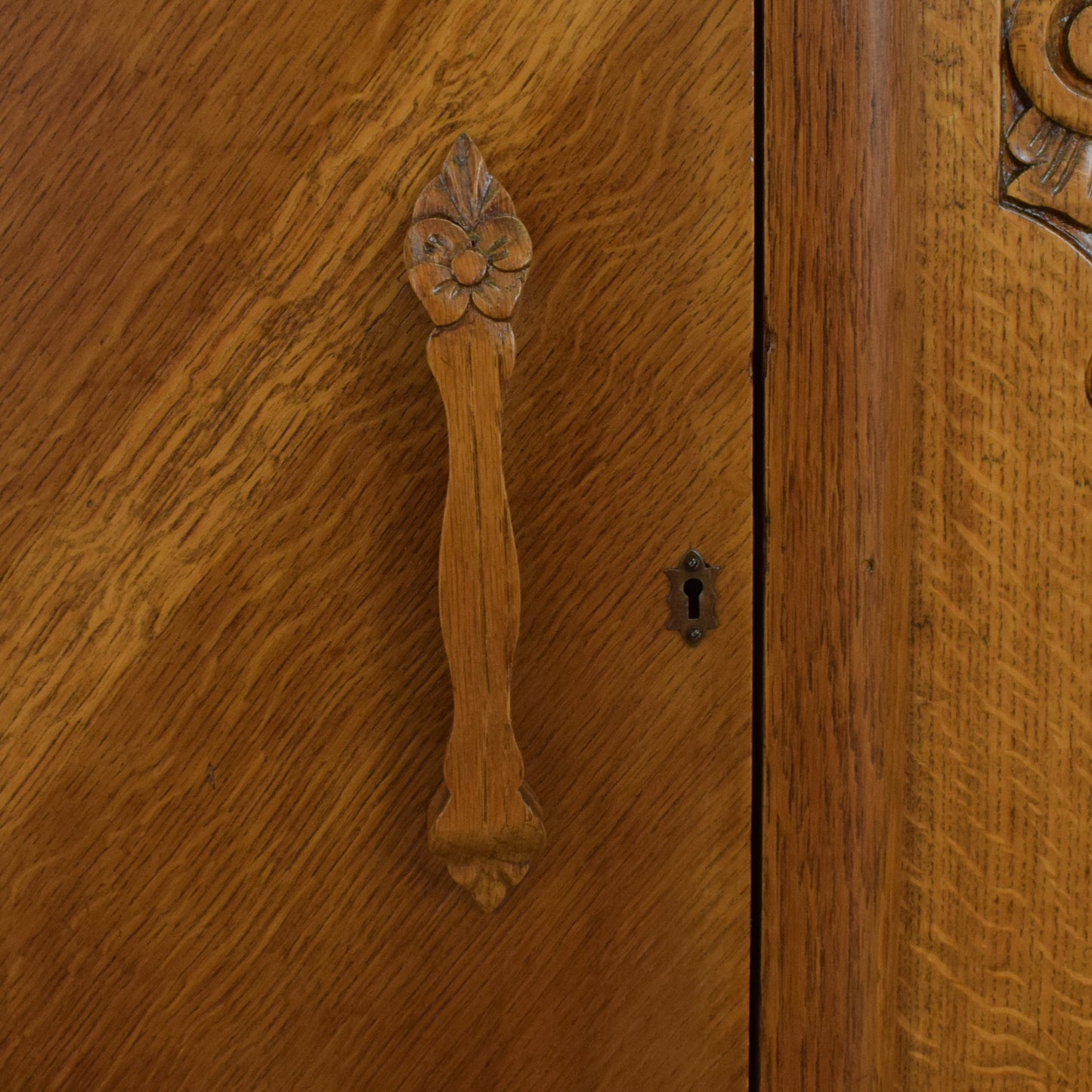 Art-Deco Style Oak Sideboard