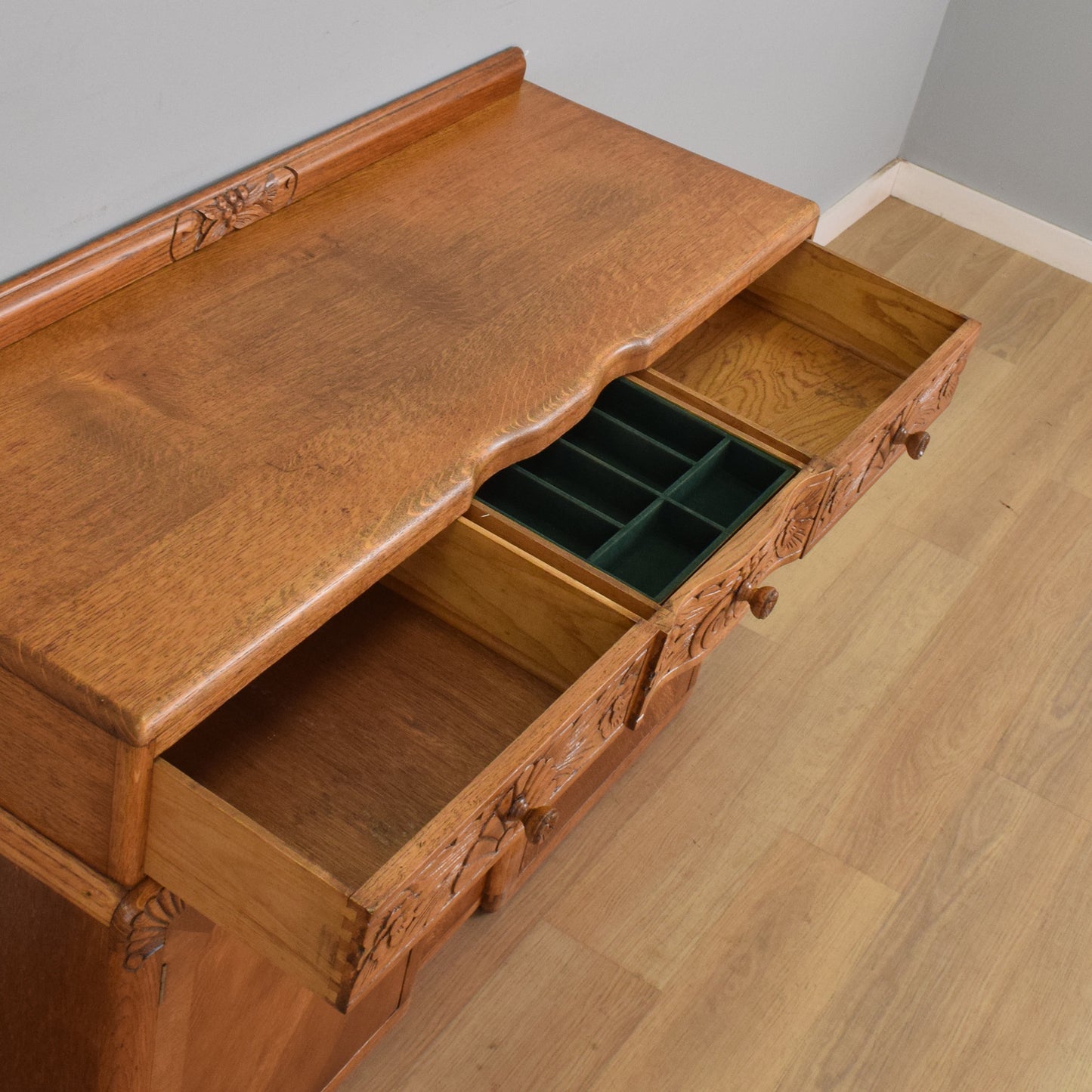 Art-Deco Style Oak Sideboard