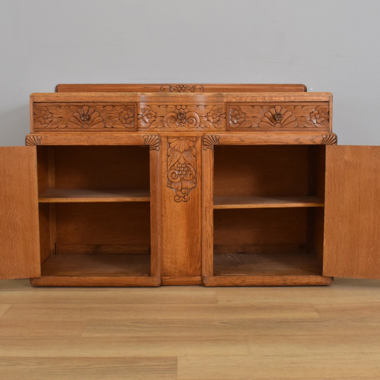Art-Deco Style Oak Sideboard