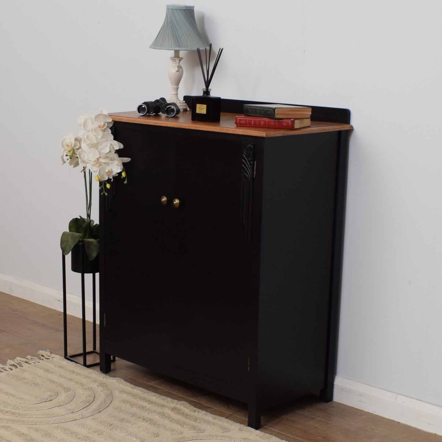 Painted Oak Cupboard