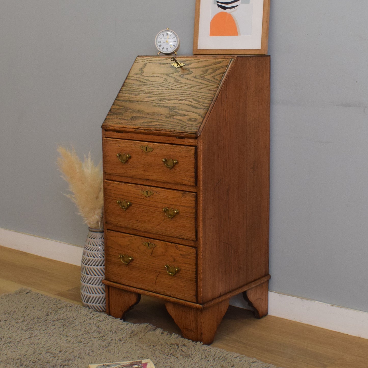 Slim Oak Bureau