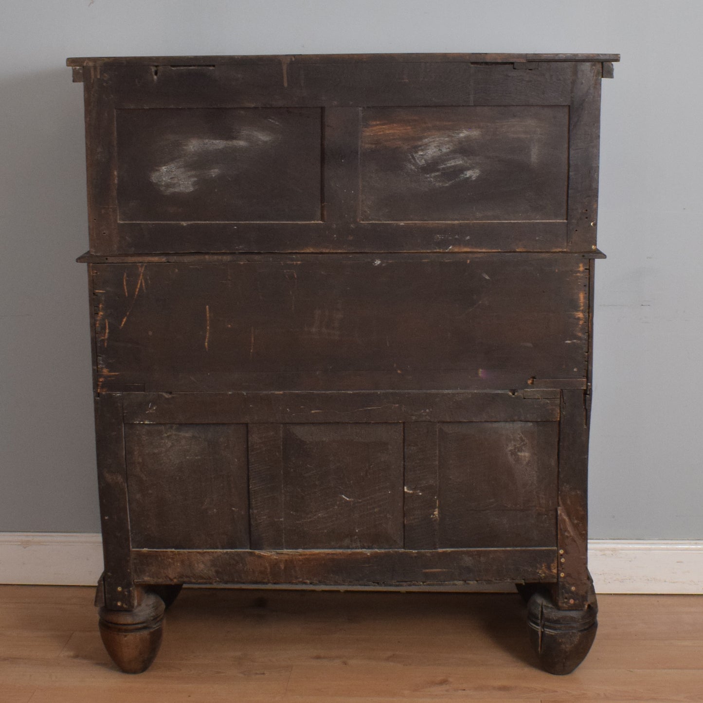 Antique Solid Oak Secretaire