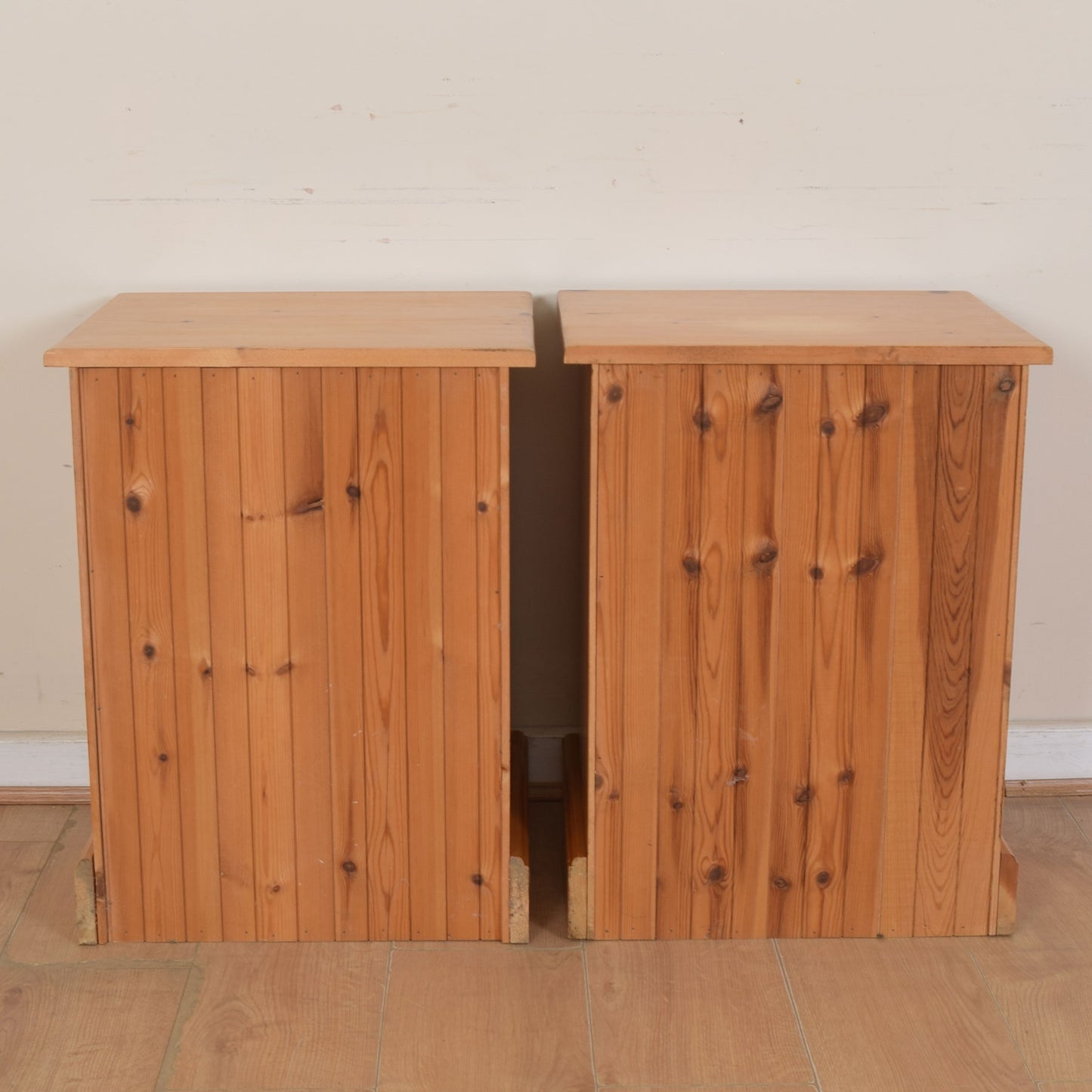 Pair of Solid Pine Bedsides