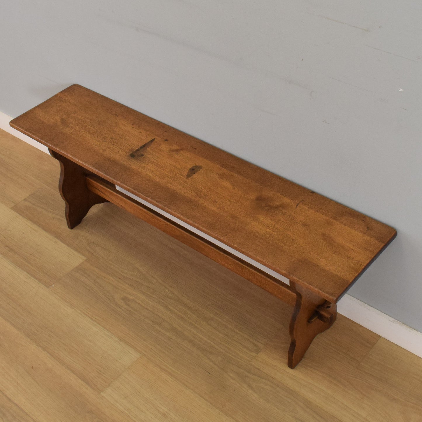 Refinished Oak Bench