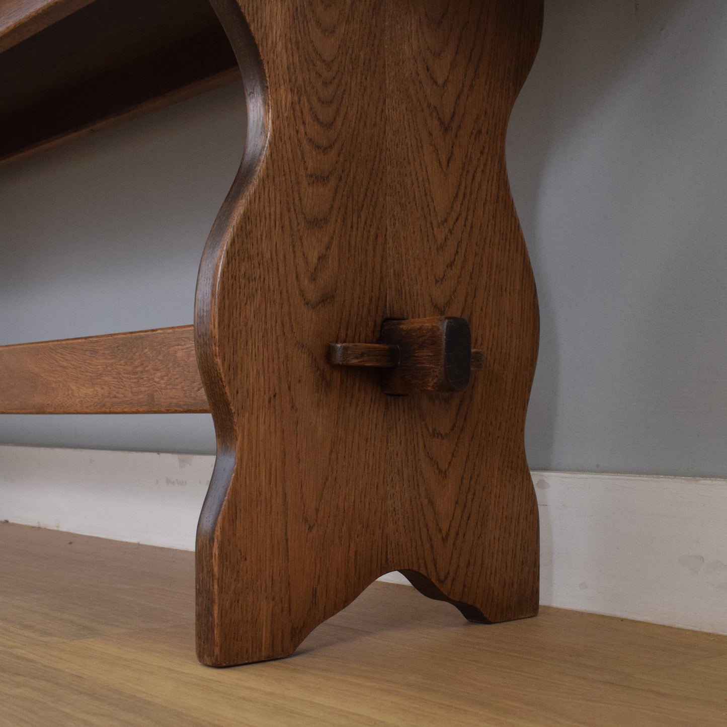 Refinished Oak Bench