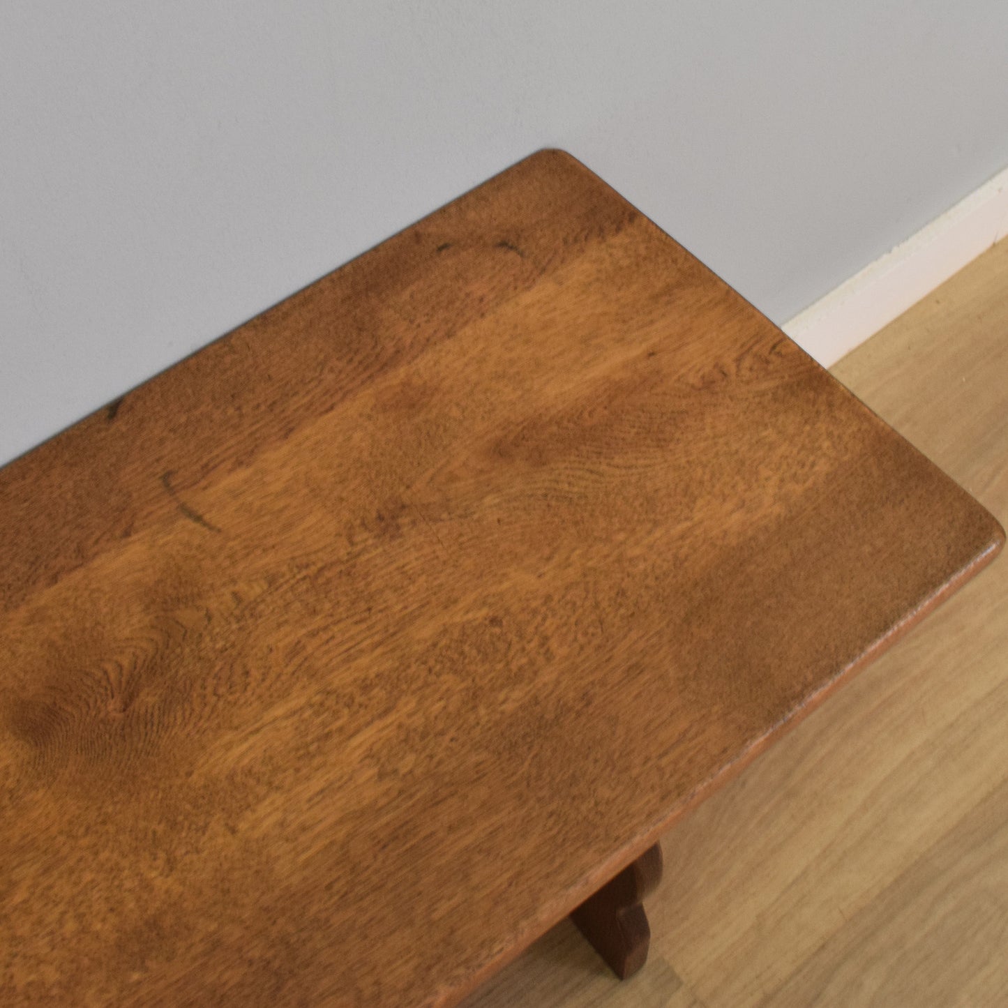 Refinished Oak Bench