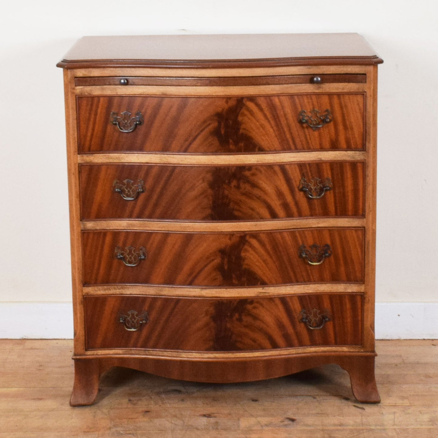 Flamed Mahogany Chest of Drawers