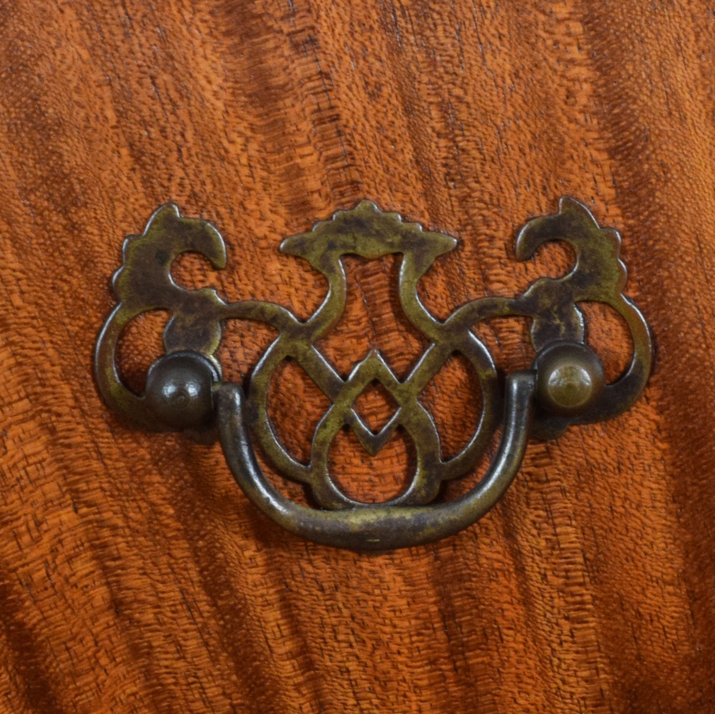 Flamed Mahogany Chest of Drawers