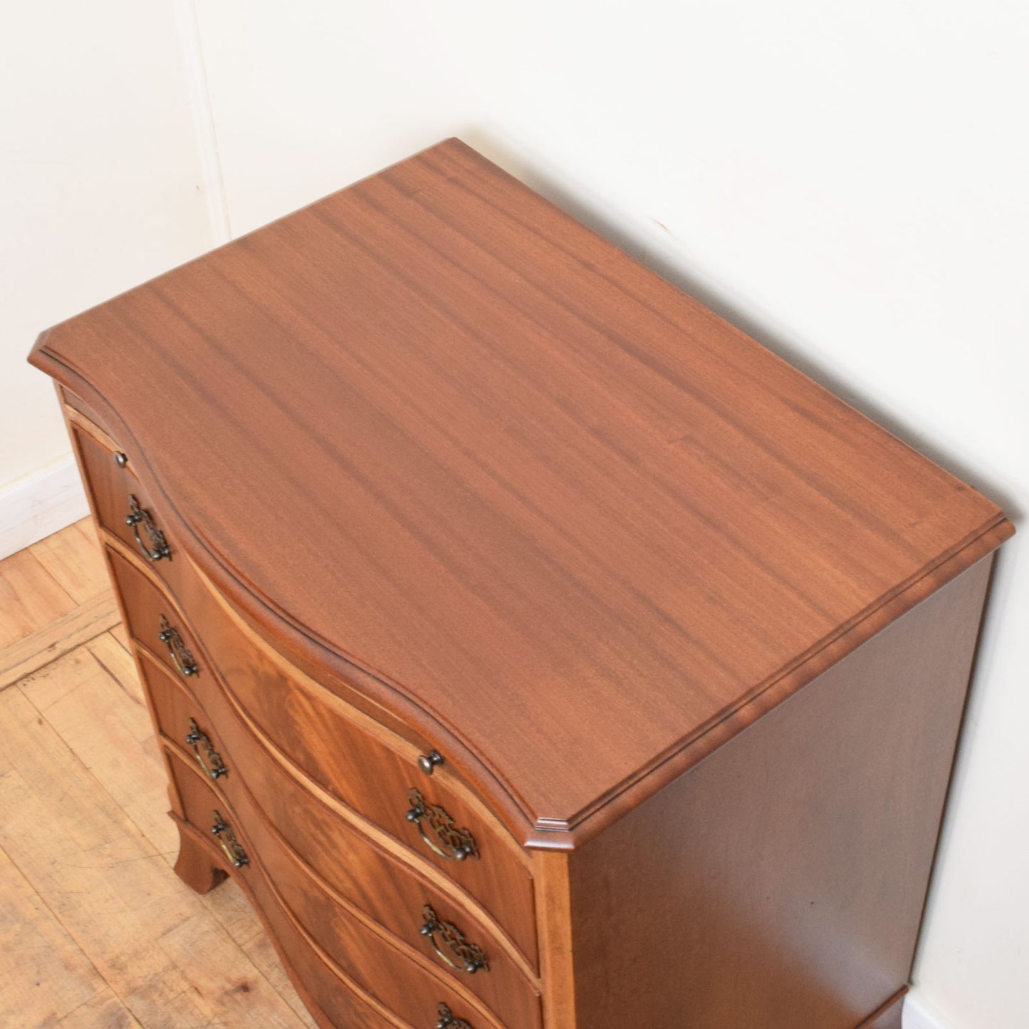 Flamed Mahogany Chest of Drawers