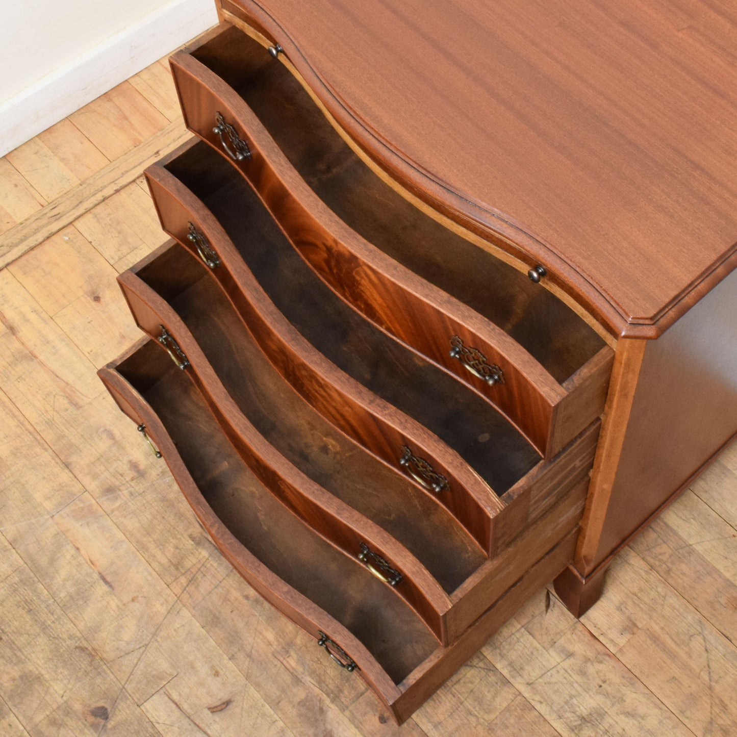 Flamed Mahogany Chest of Drawers