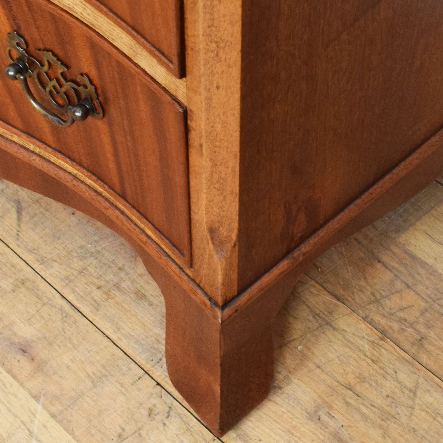 Flamed Mahogany Chest of Drawers
