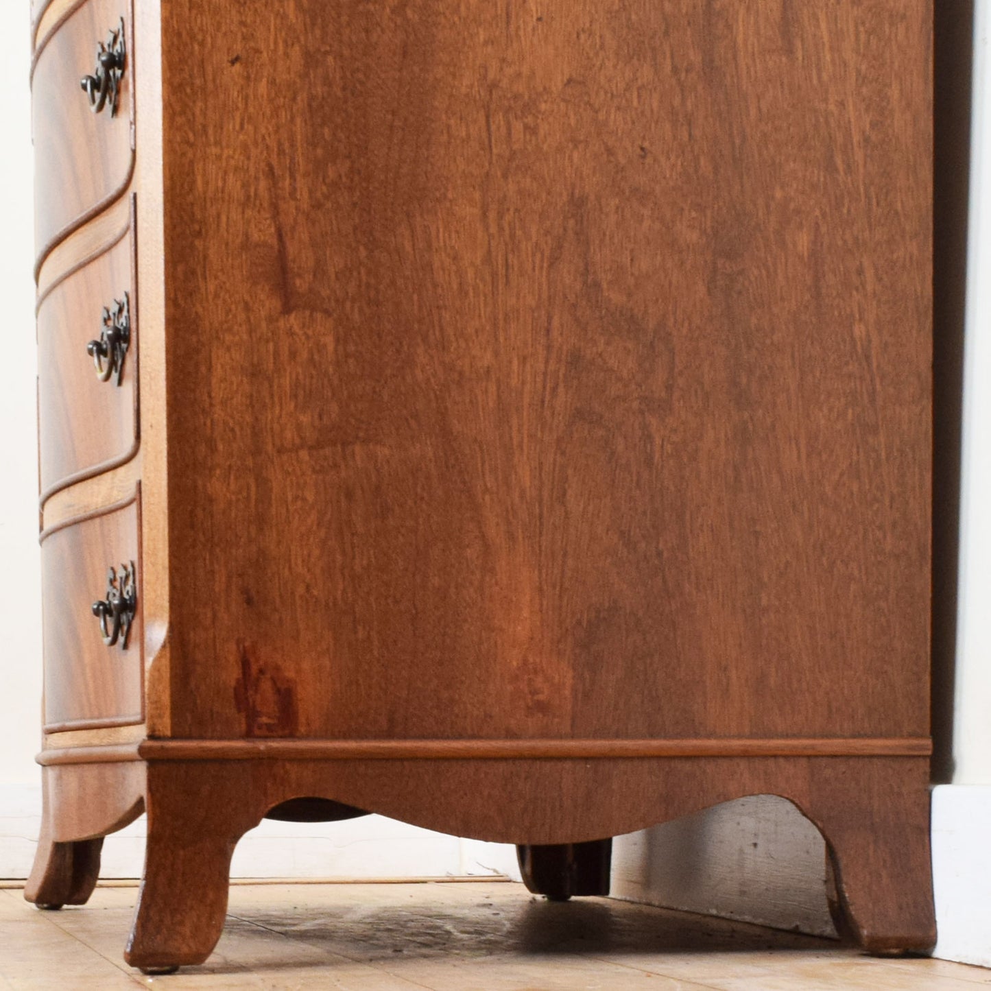 Flamed Mahogany Chest of Drawers