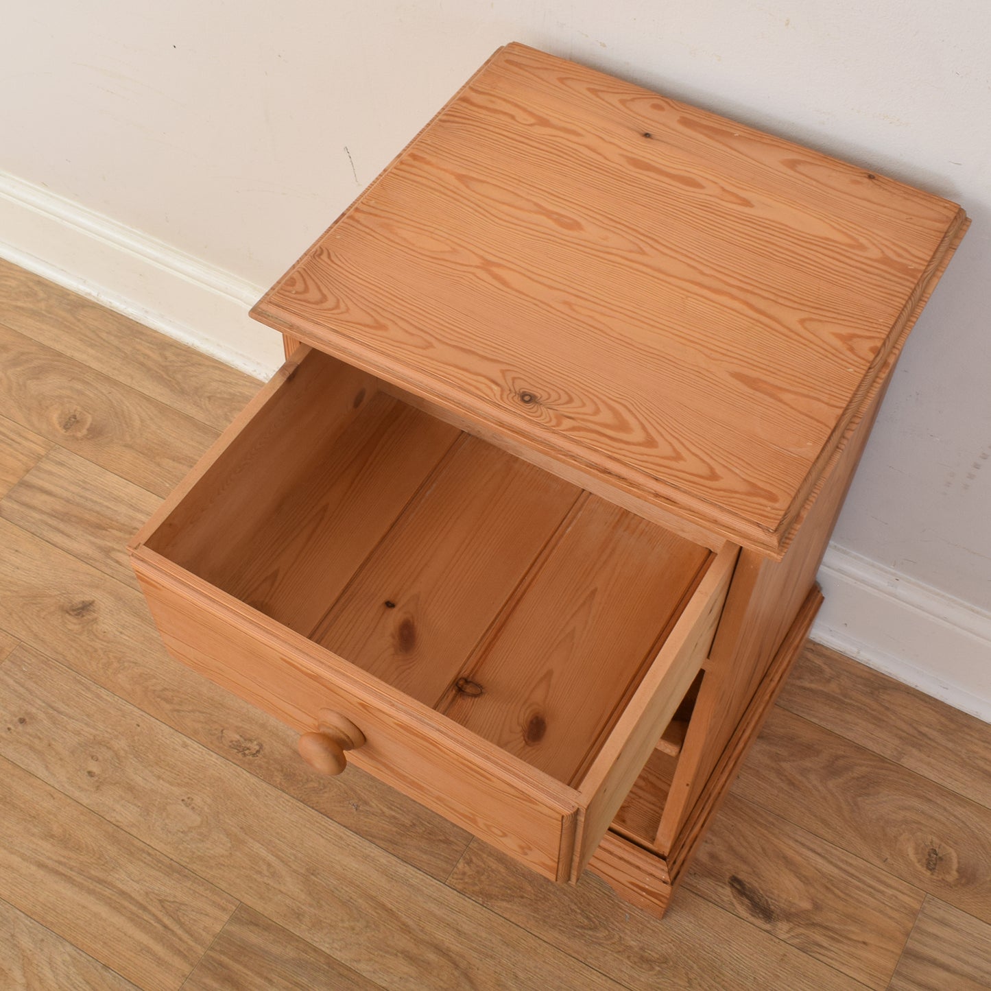 Pair Of Pine Bedsides