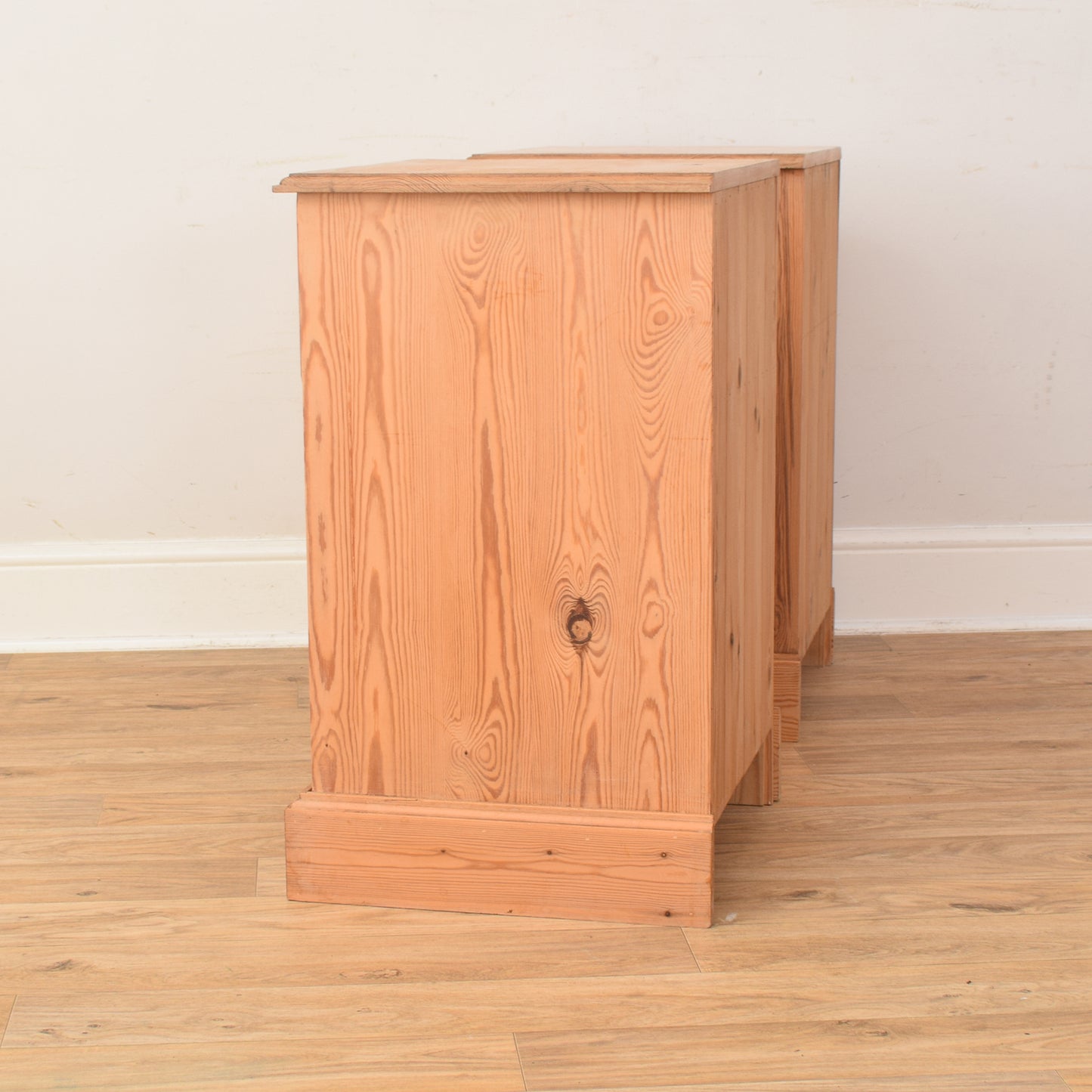 Pair Of Pine Bedsides