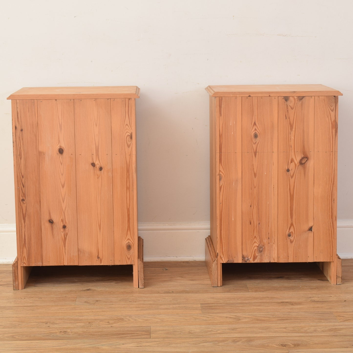 Pair Of Pine Bedsides