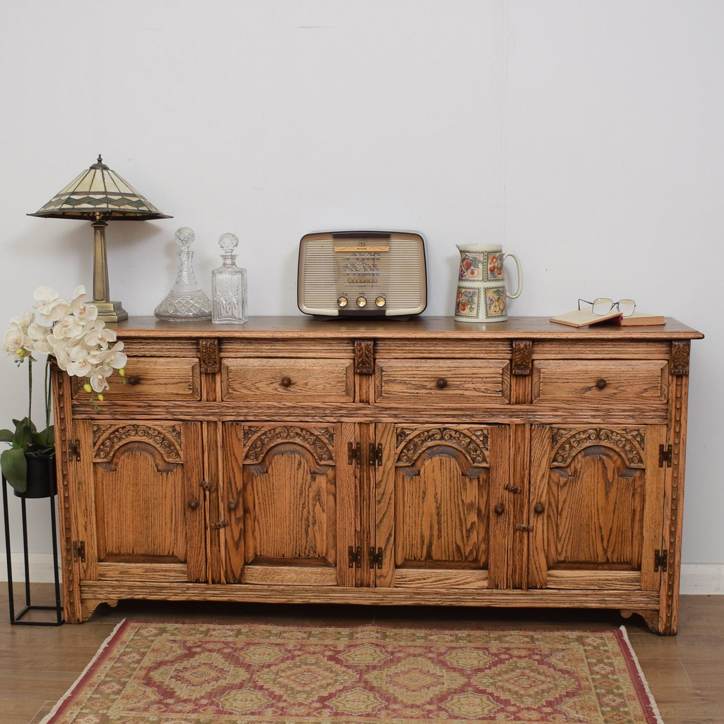 Large Oak Sideboard