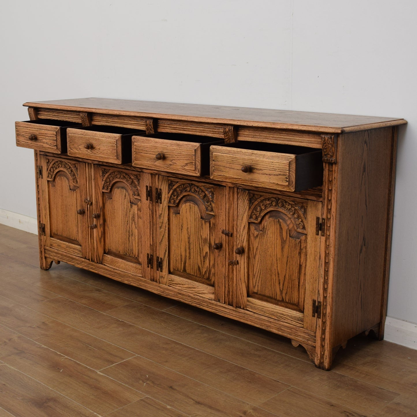 Large Oak Sideboard
