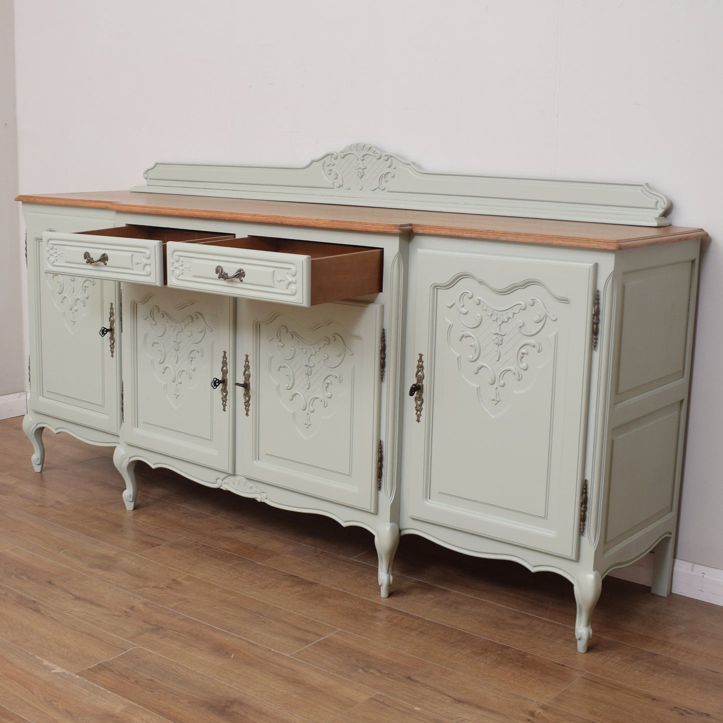 Large French Painted Sideboard