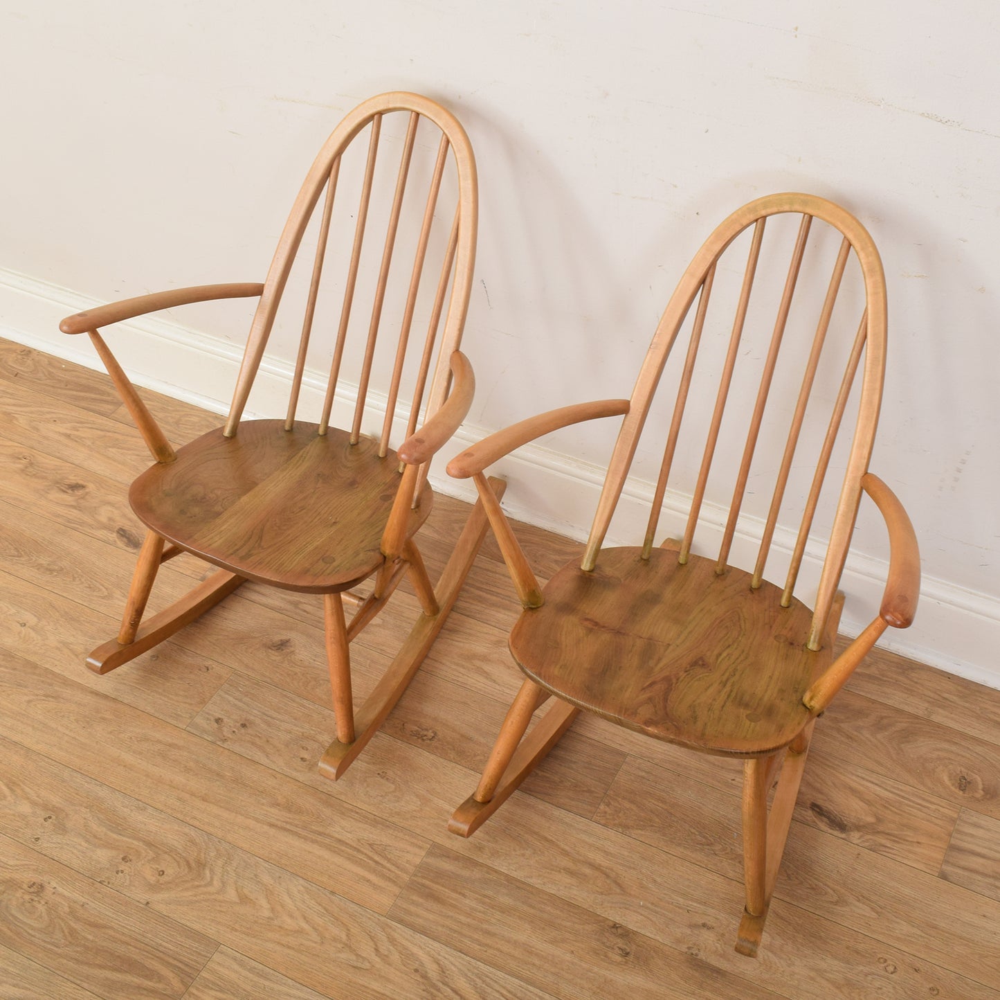 Pair Of Ercol Rocking Chairs