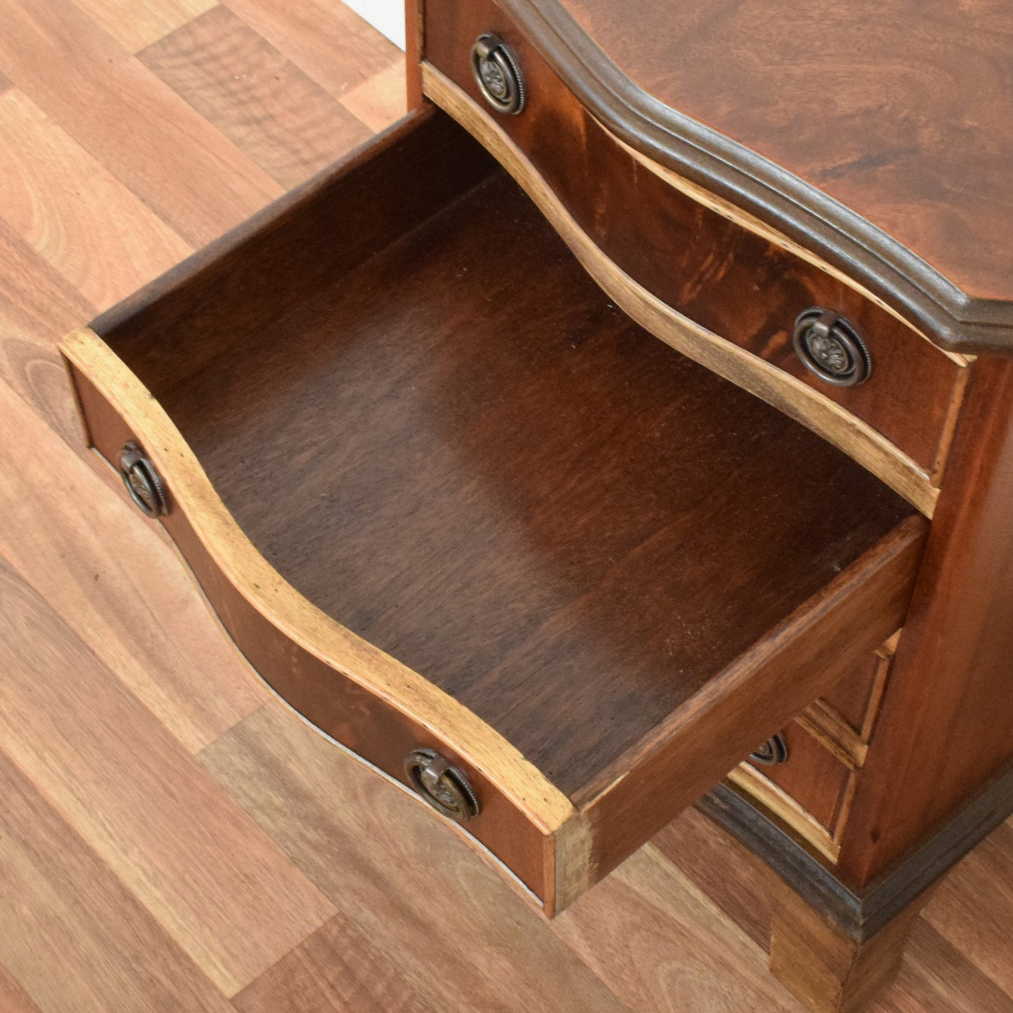 Flamed Mahogany Bedside