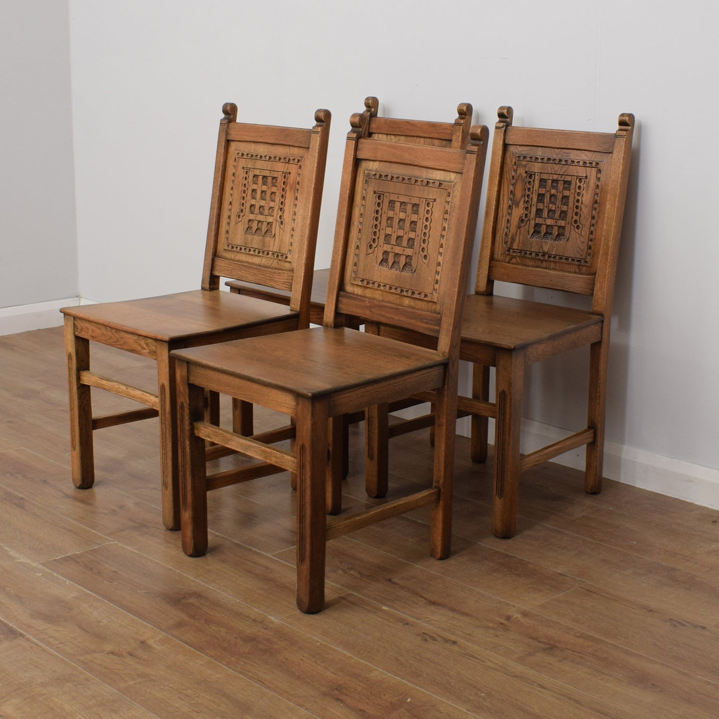 Webber Oak Dining Table and Four Chairs