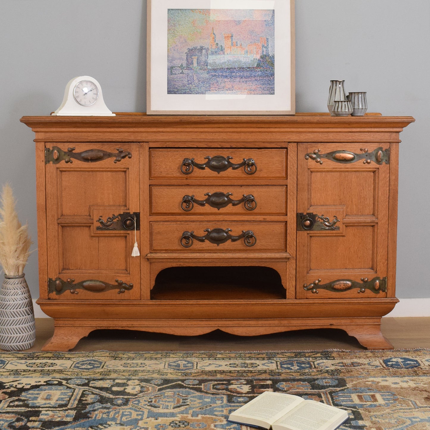 Large Oak Sideboard