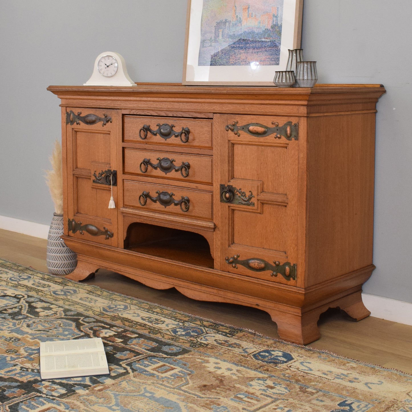 Large Oak Sideboard