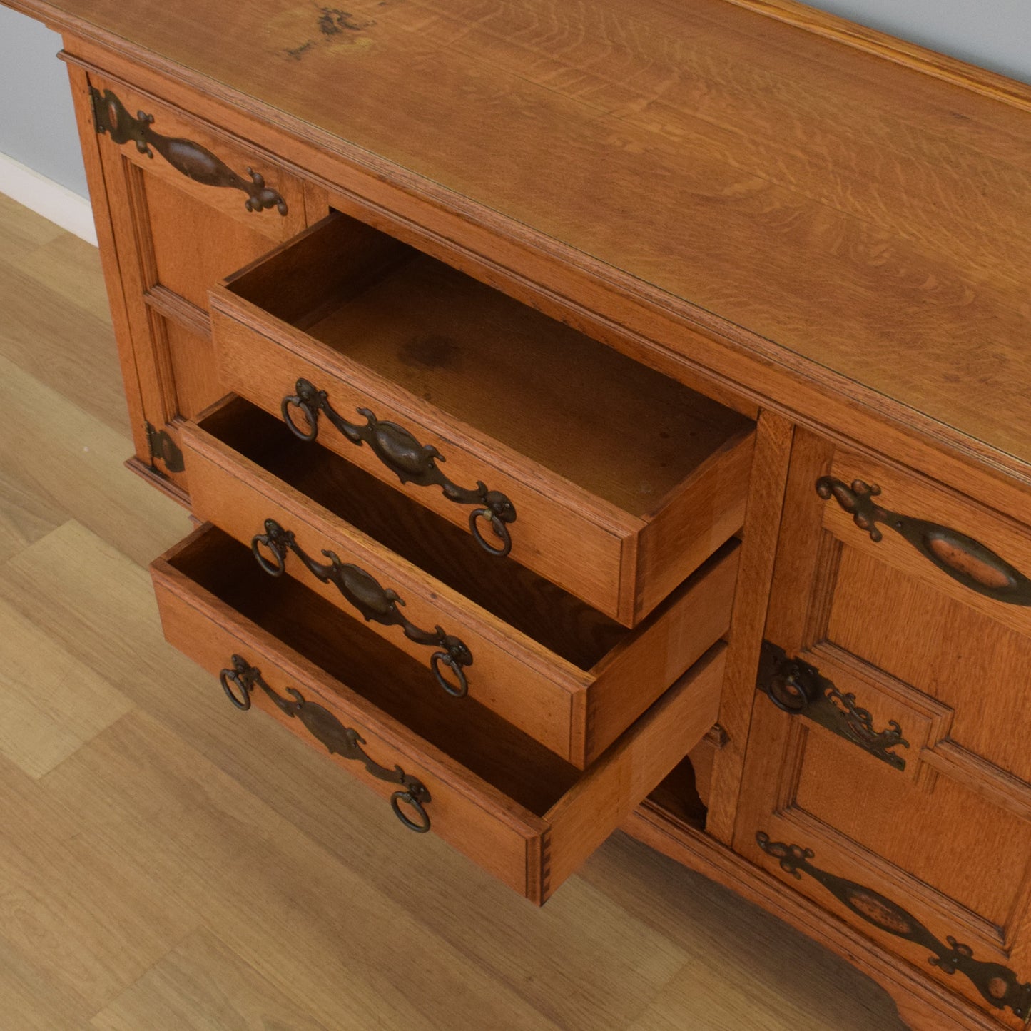 Large Oak Sideboard