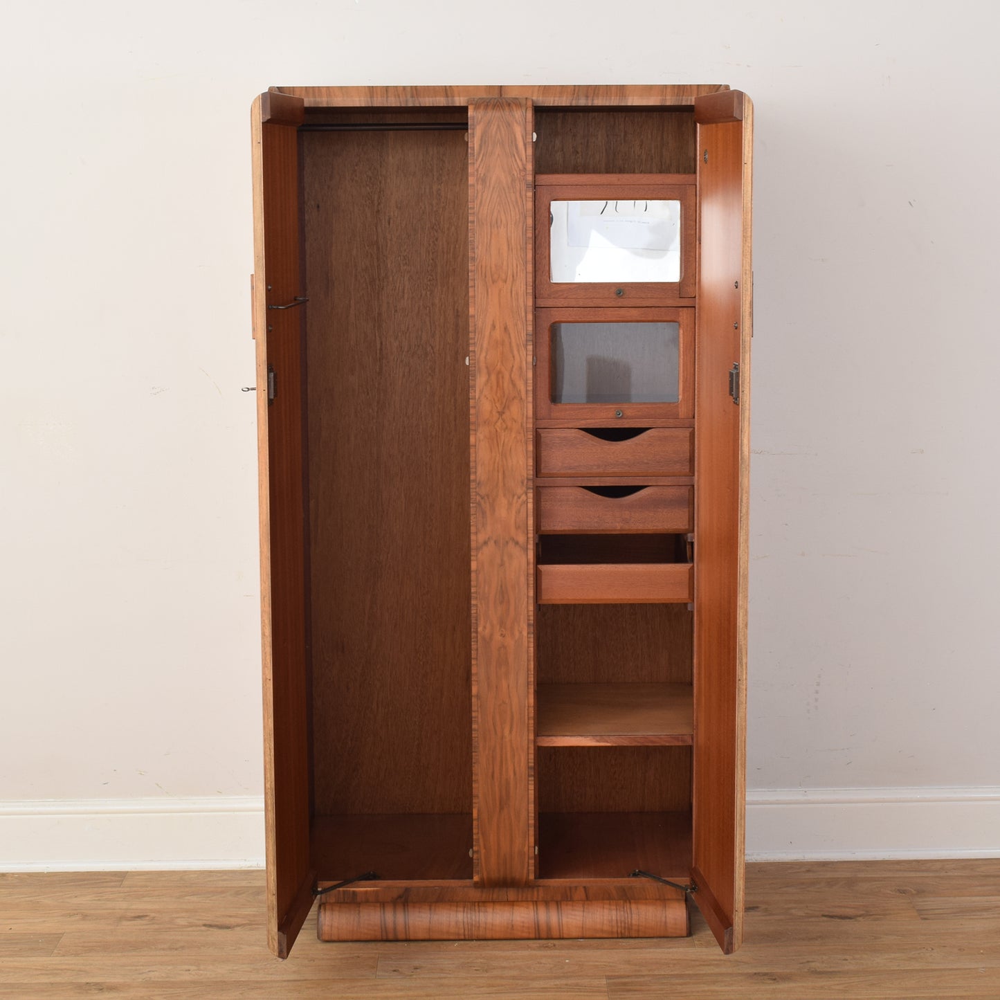 Walnut Veneer Wardrobe