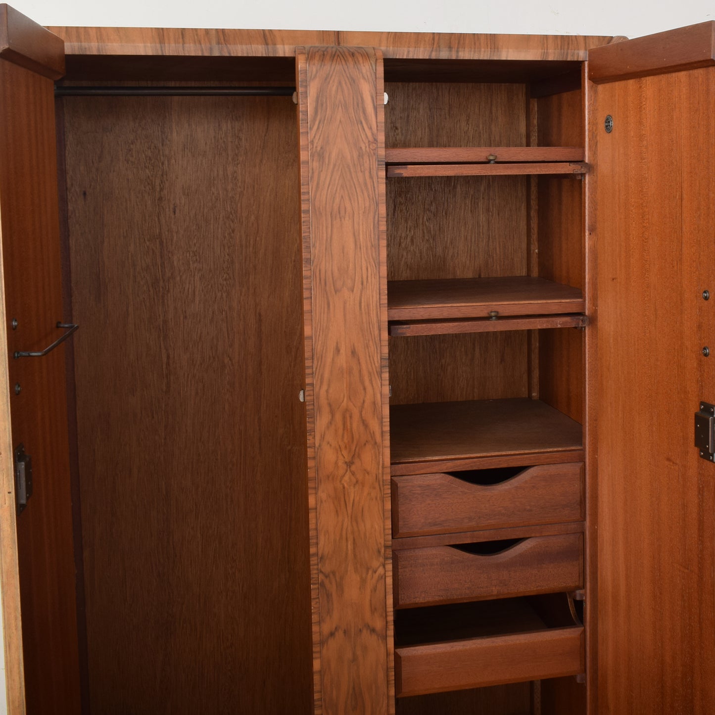 Walnut Veneer Wardrobe