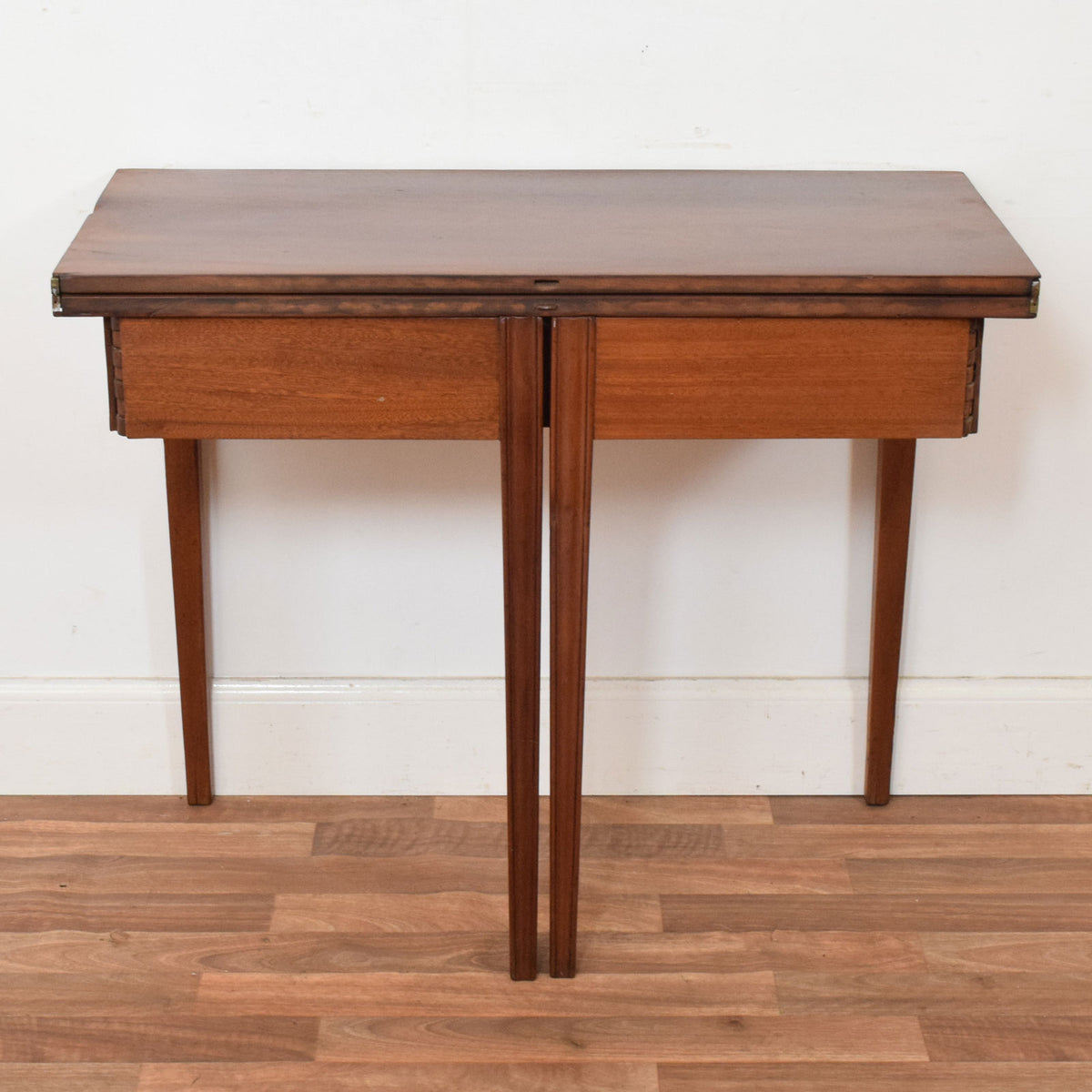 Folding Mahogany Occasional Table