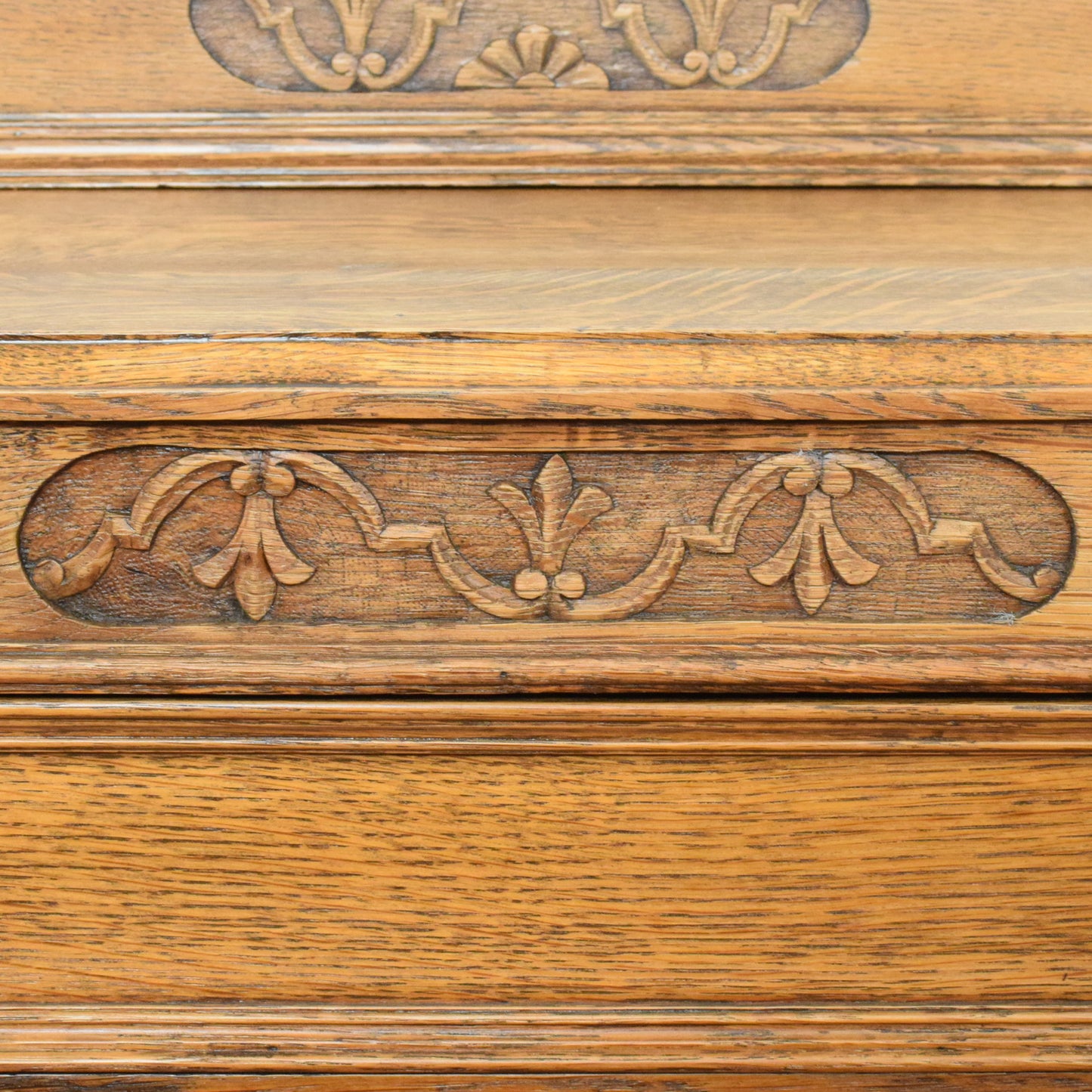 Linenfold Oak Cabinet