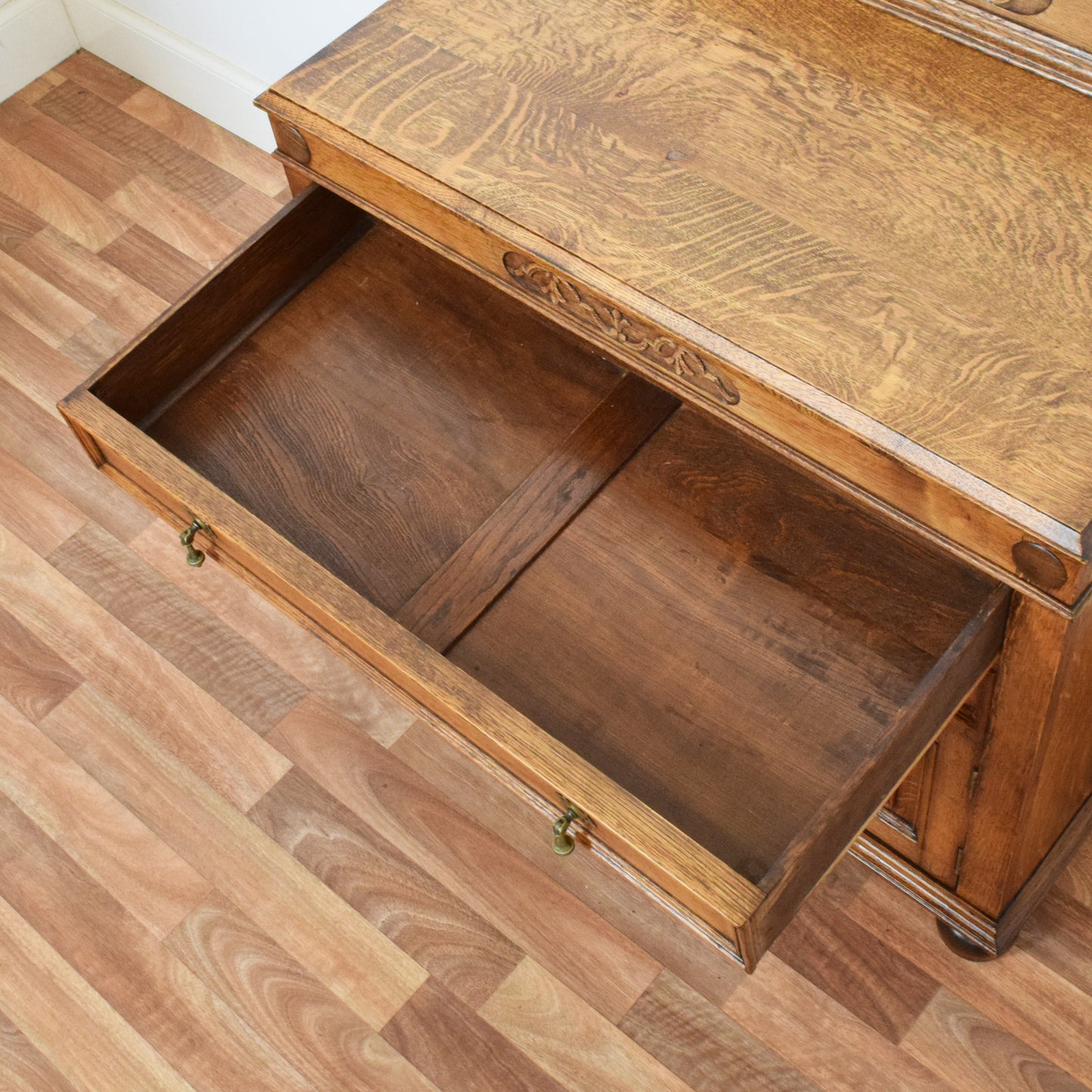 Linenfold Oak Cabinet