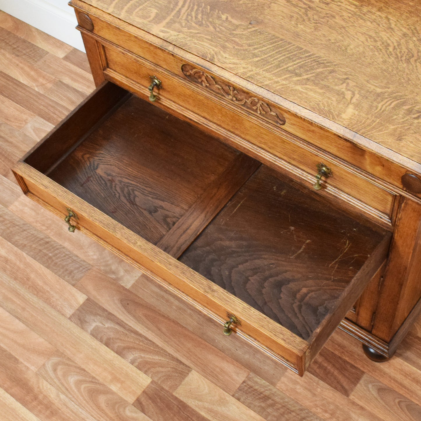 Linenfold Oak Cabinet