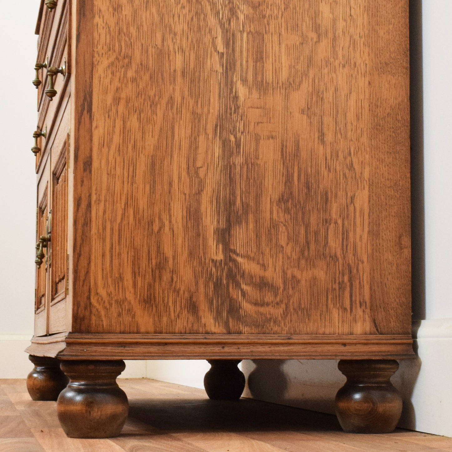 Linenfold Oak Cabinet