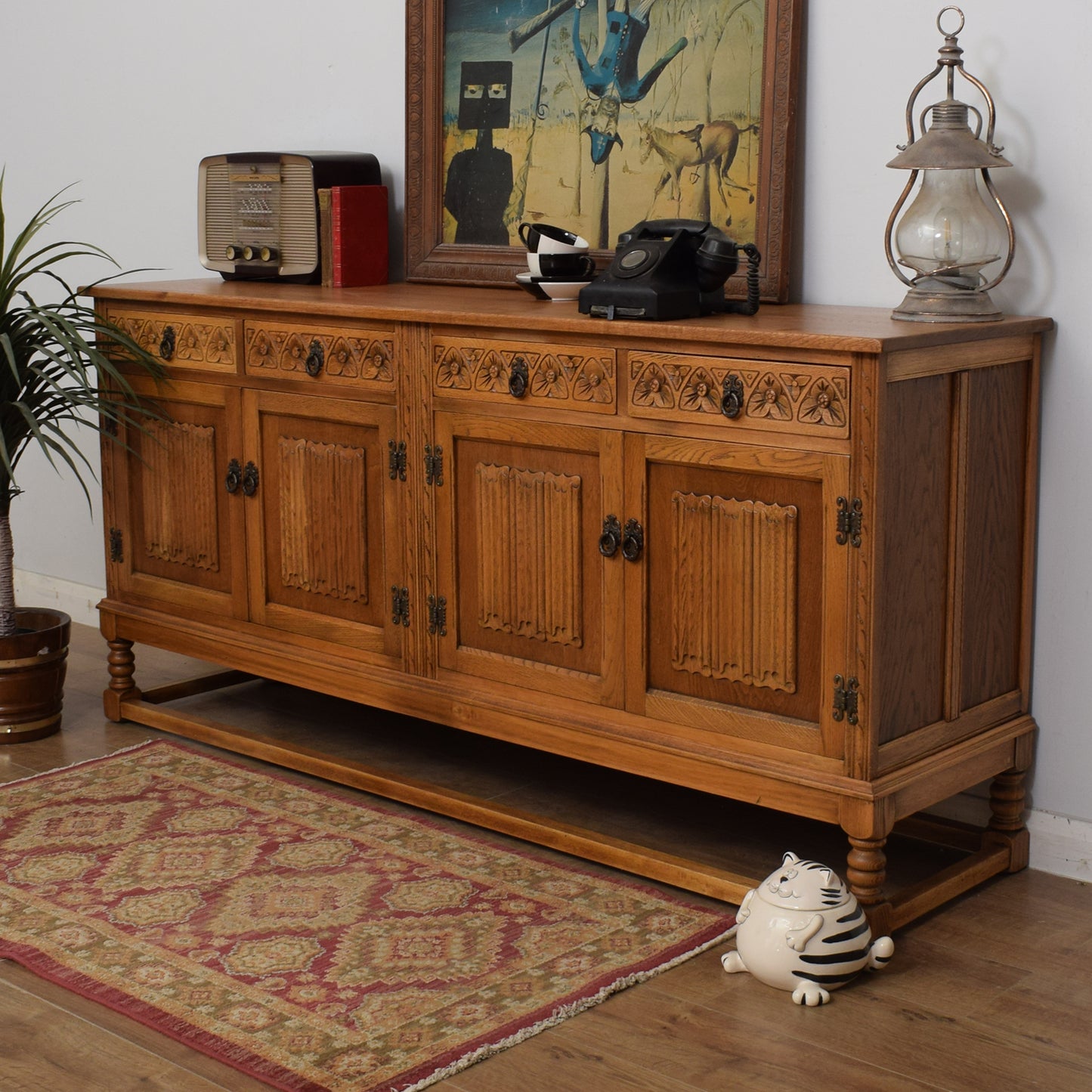 Restored Oak Sideboard