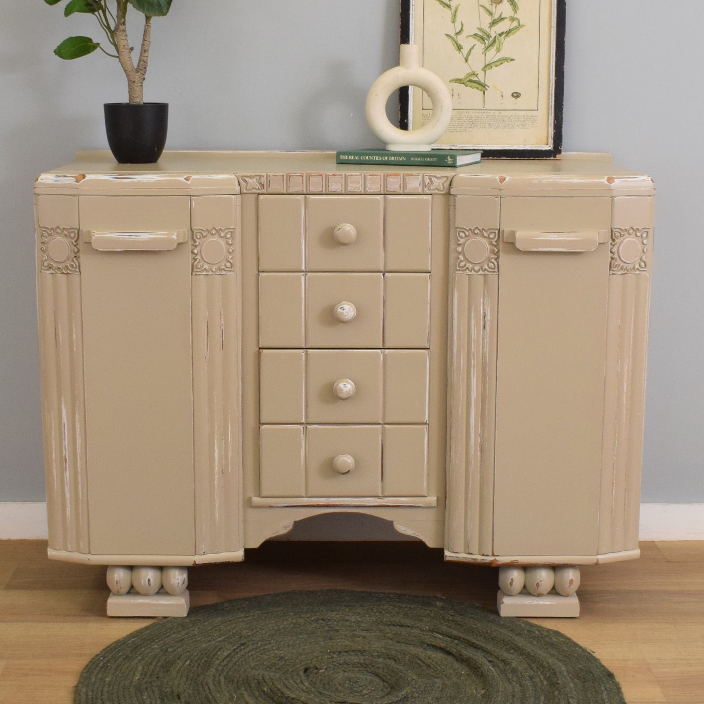 Shabby Chic Painted Sideboard