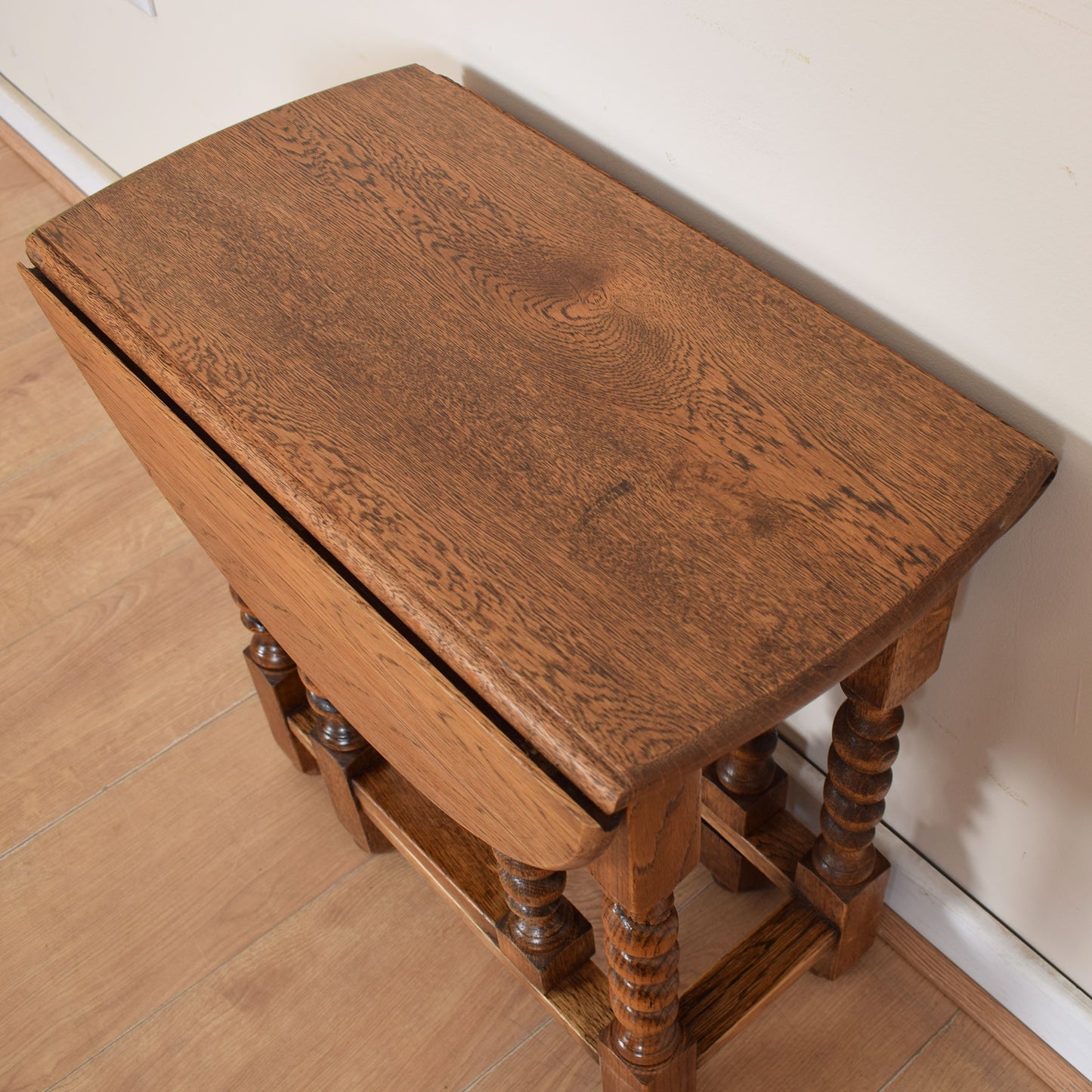 Barley-Twist Dropleaf Occasional Table