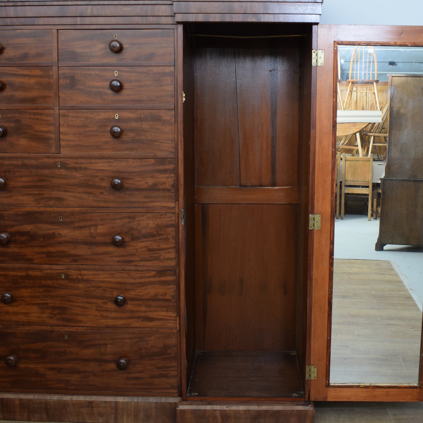 Victorian Compactum Wardrobe