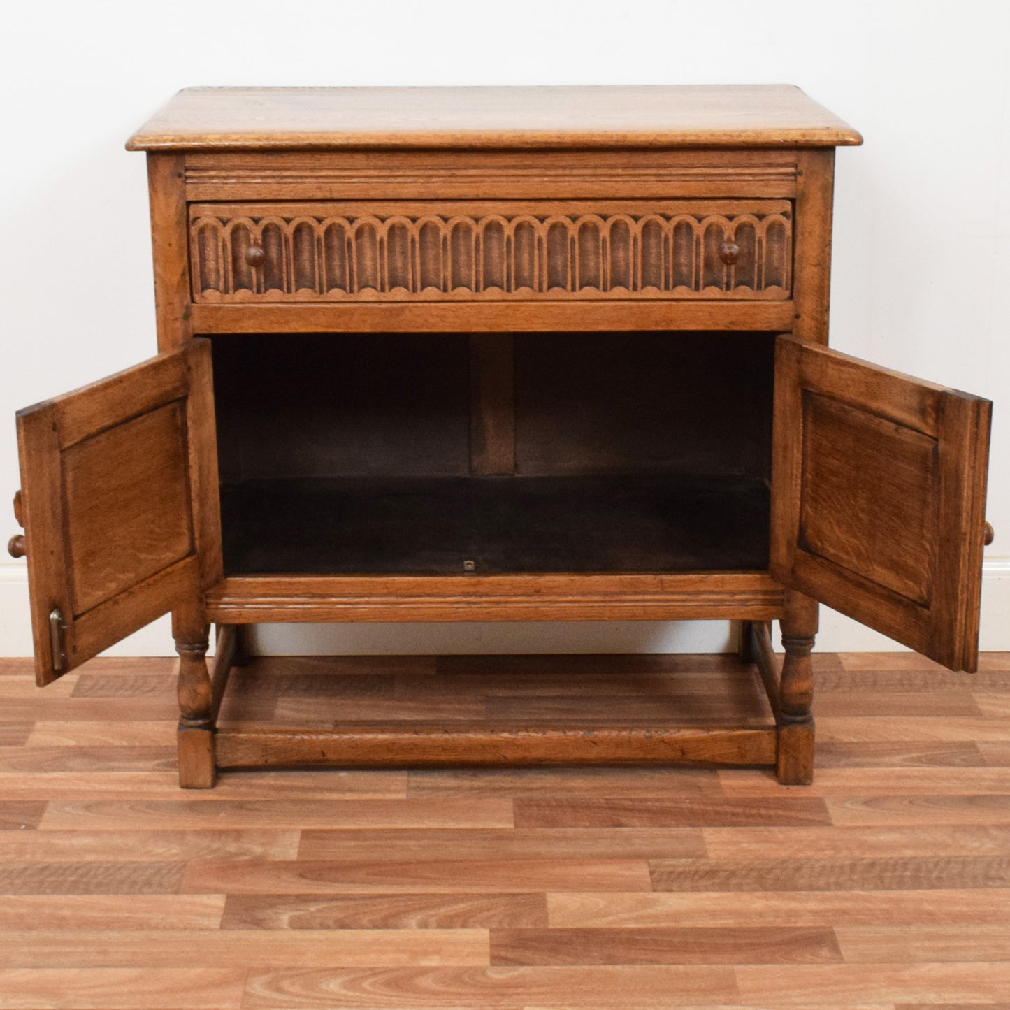 Carved Oak Cabinet
