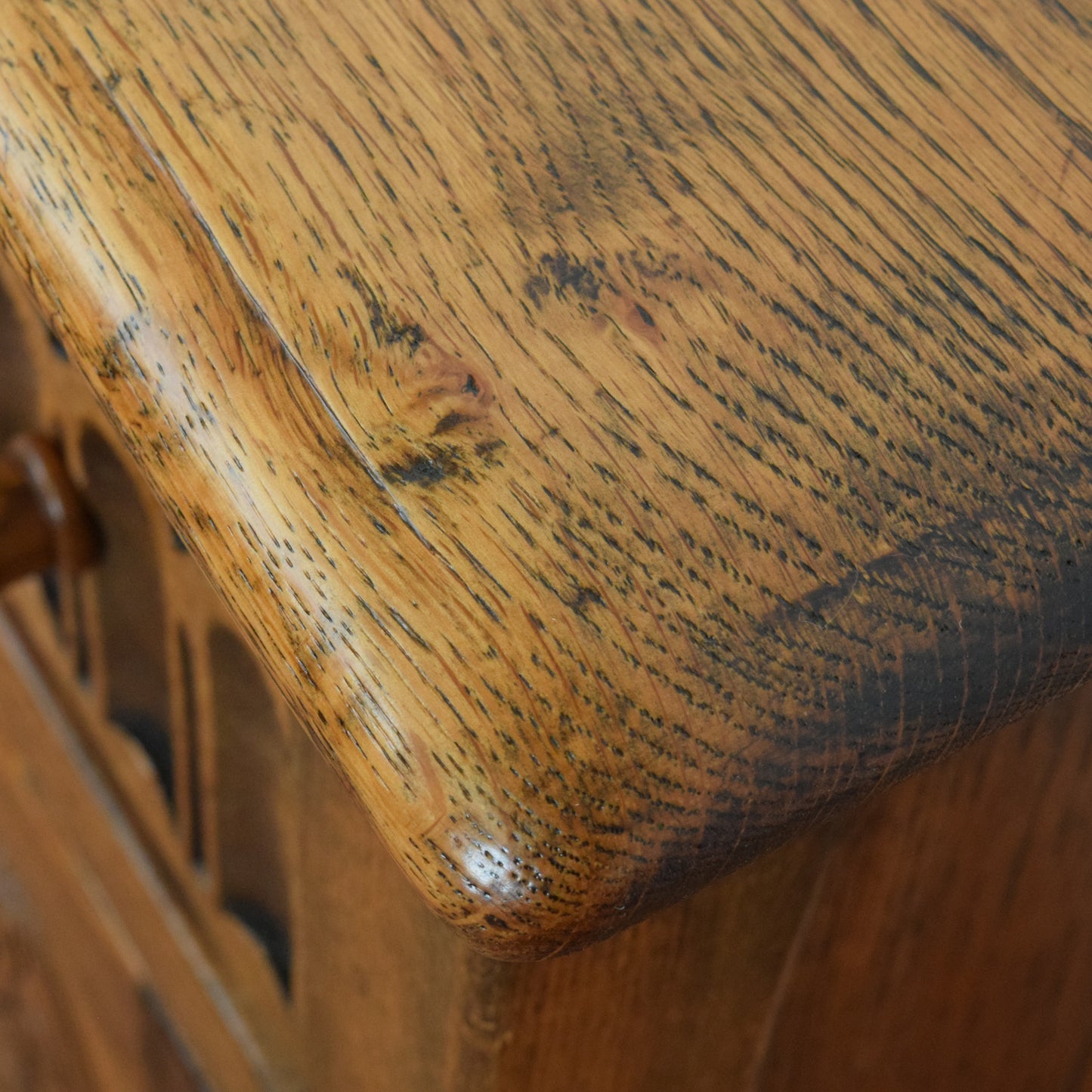 Carved Oak Cabinet