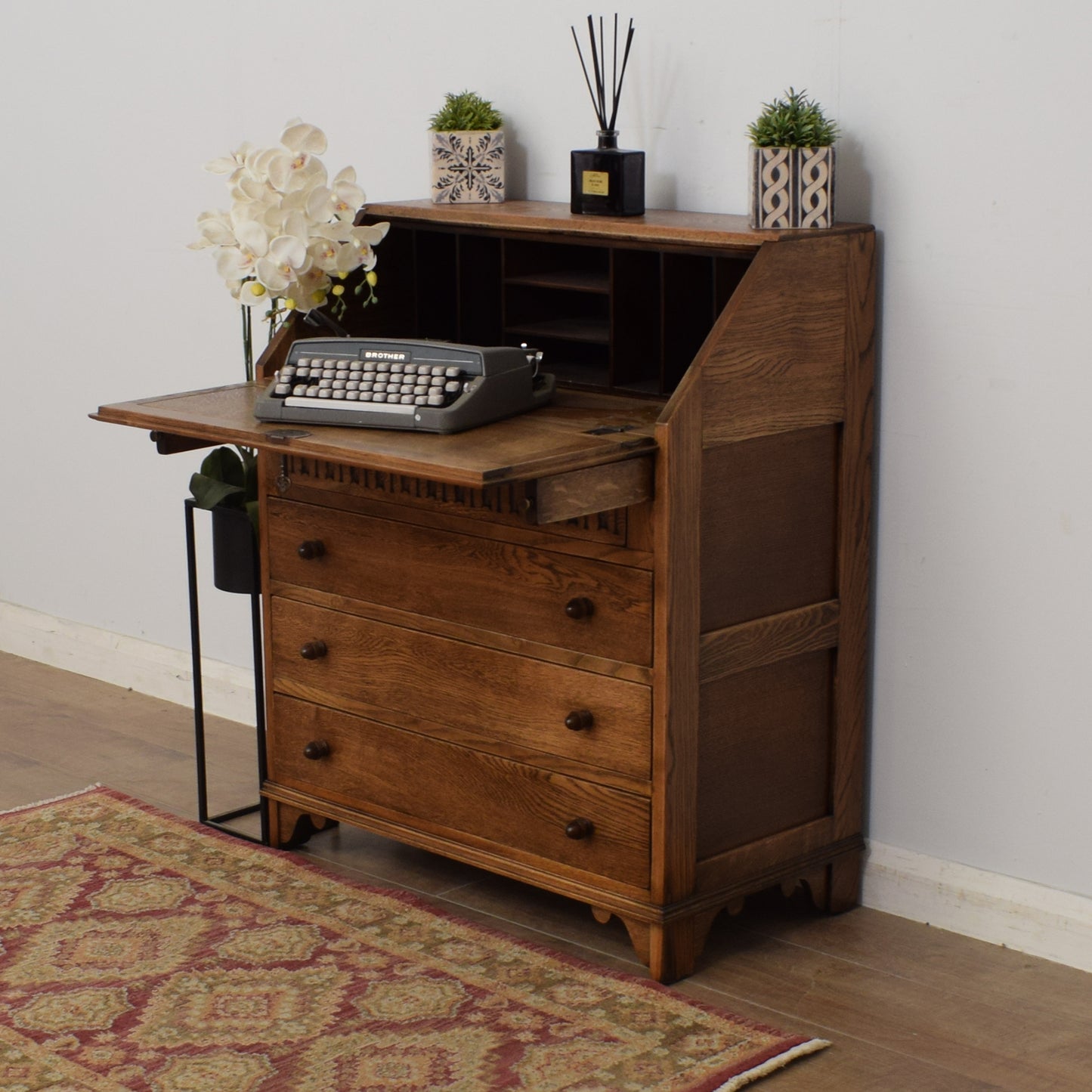 Restored Oak Bureau