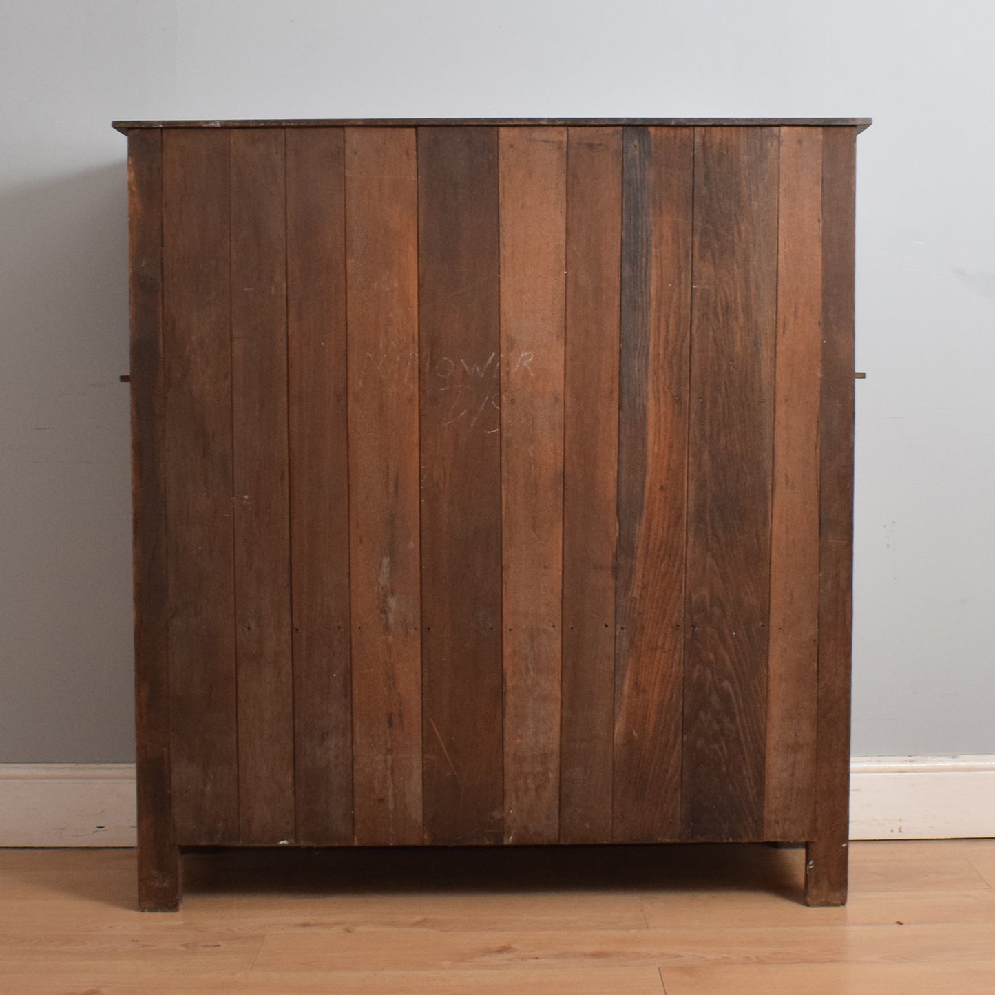Large Solid Oak Court Cabinet